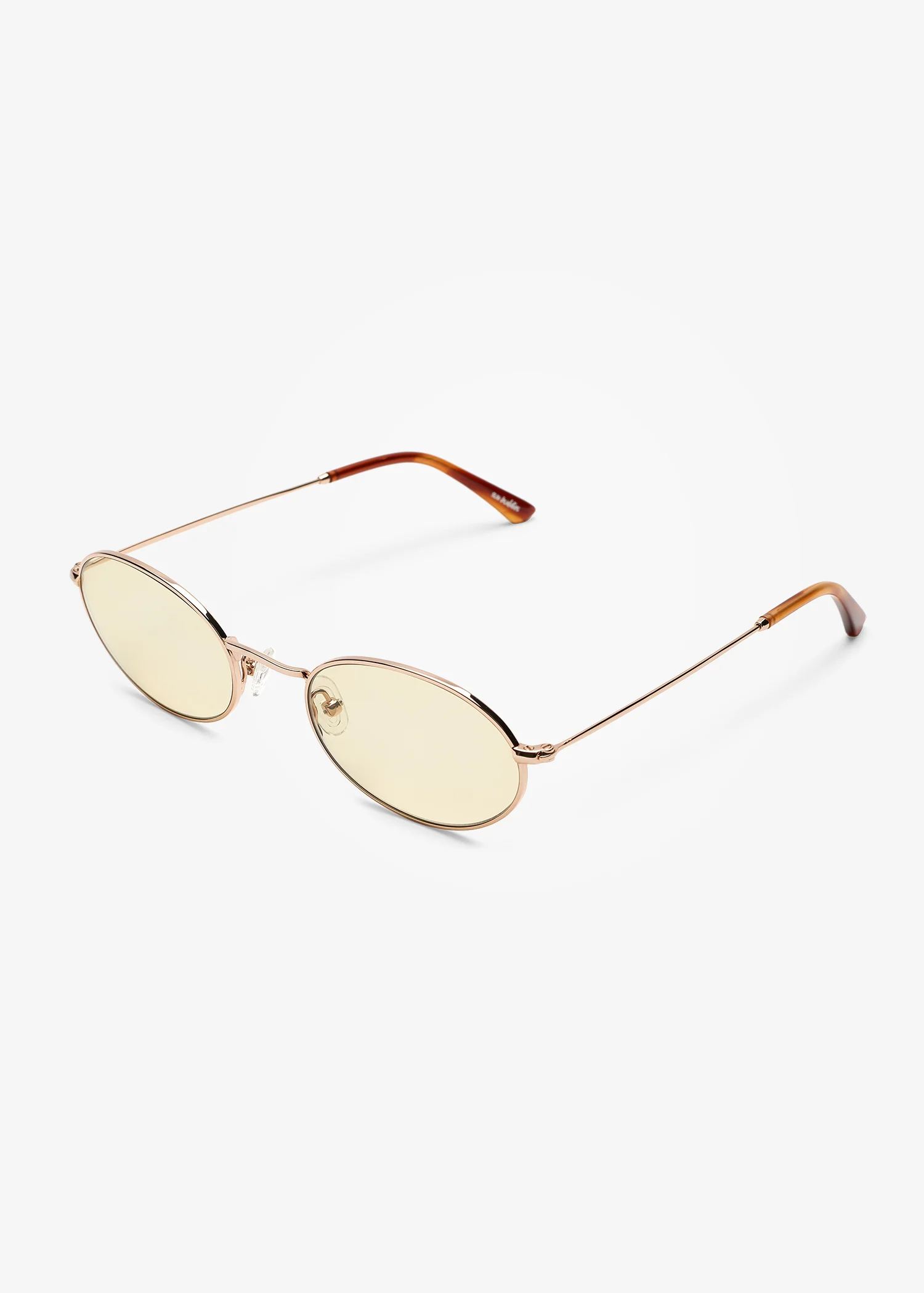 Gold and Brown Smoke Aaliyah Sunglasses - Image 4