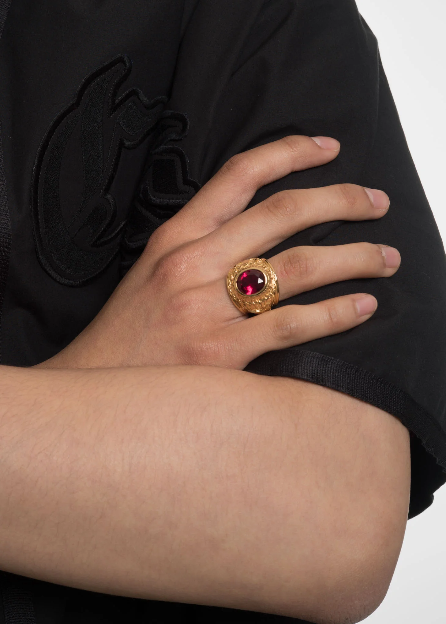 Gold and Red Class Ring - Image 2