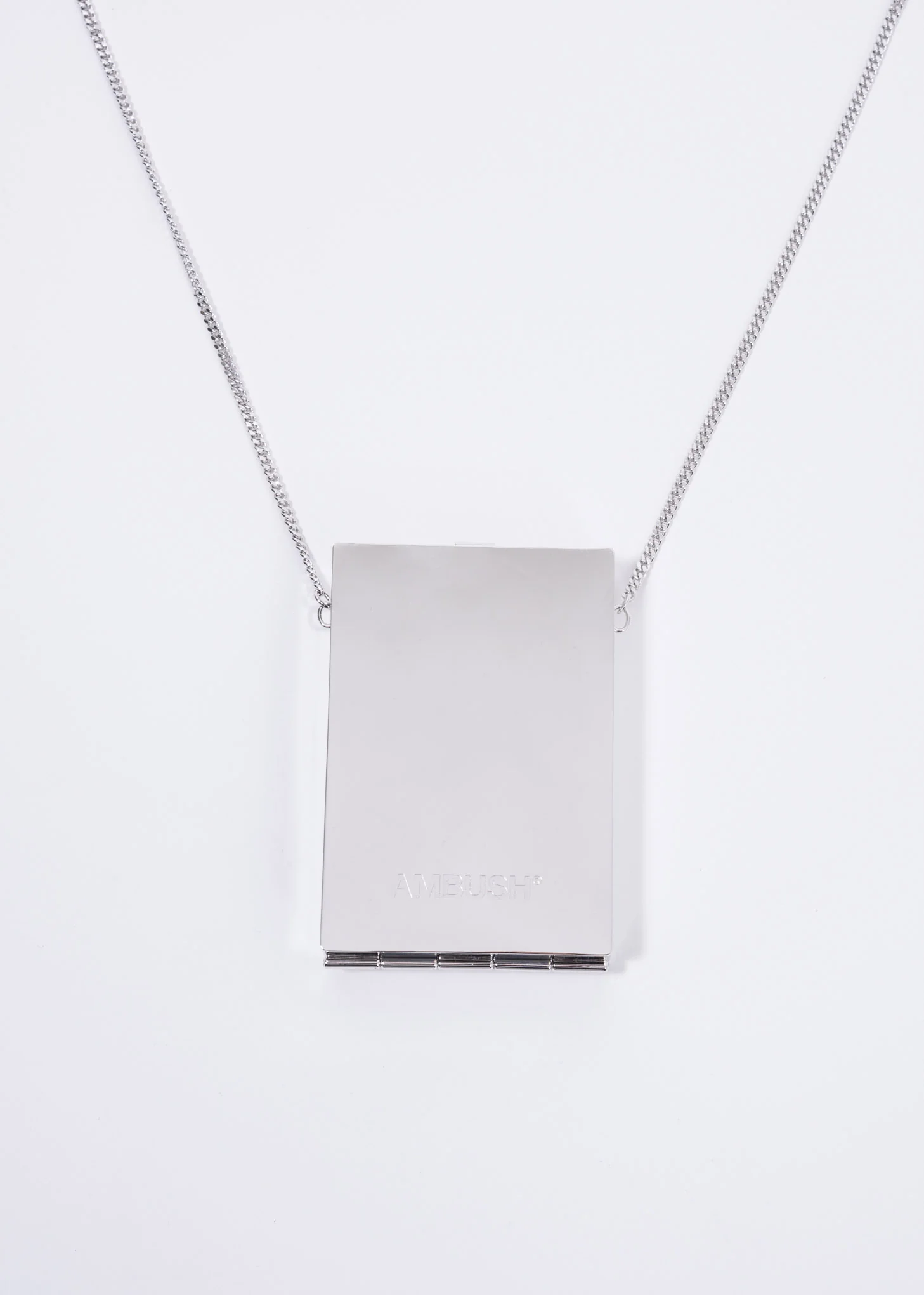 Silver Metal Card Case Shoulder Bag