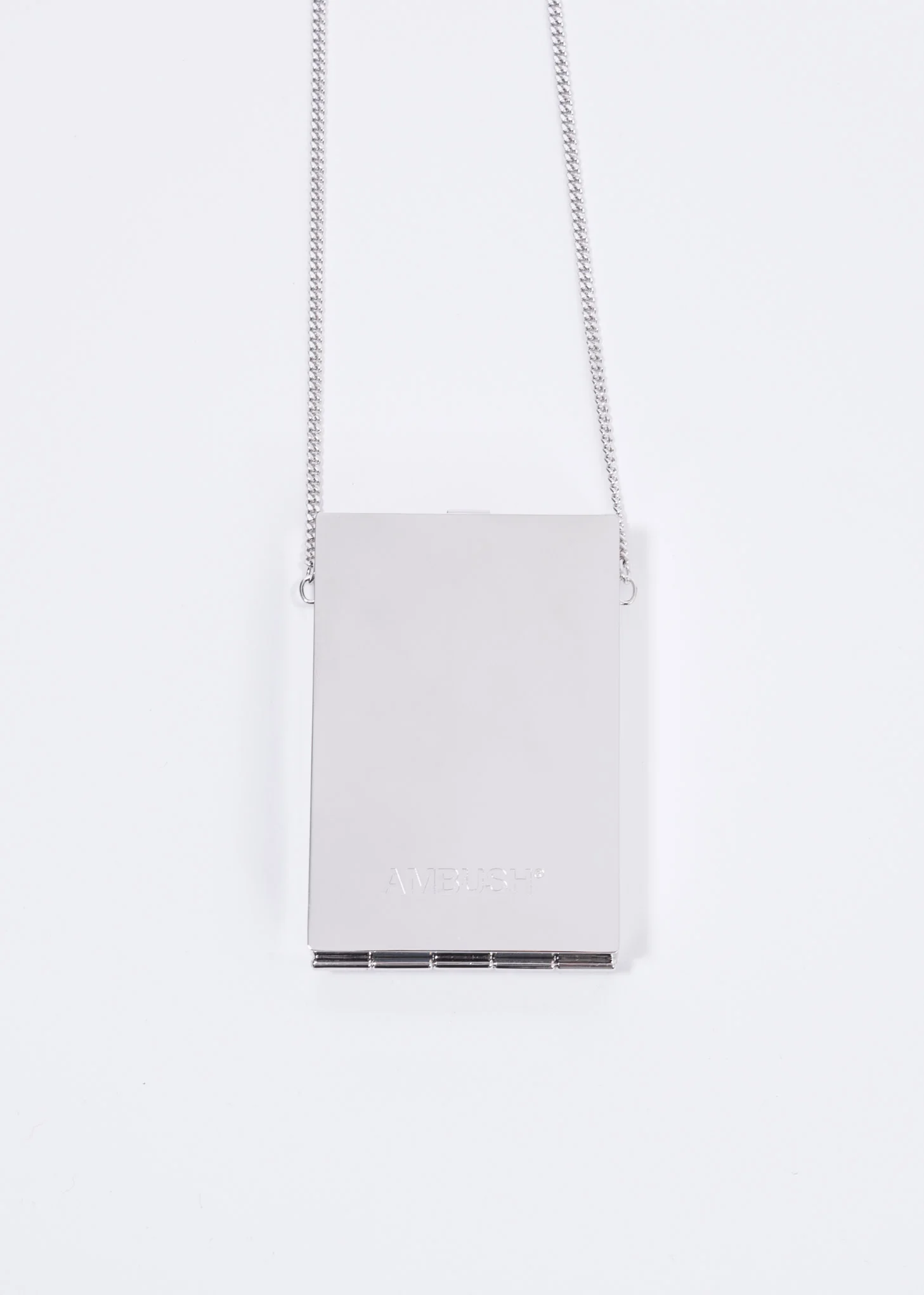 Silver Metal Card Case Shoulder Bag - Image 6
