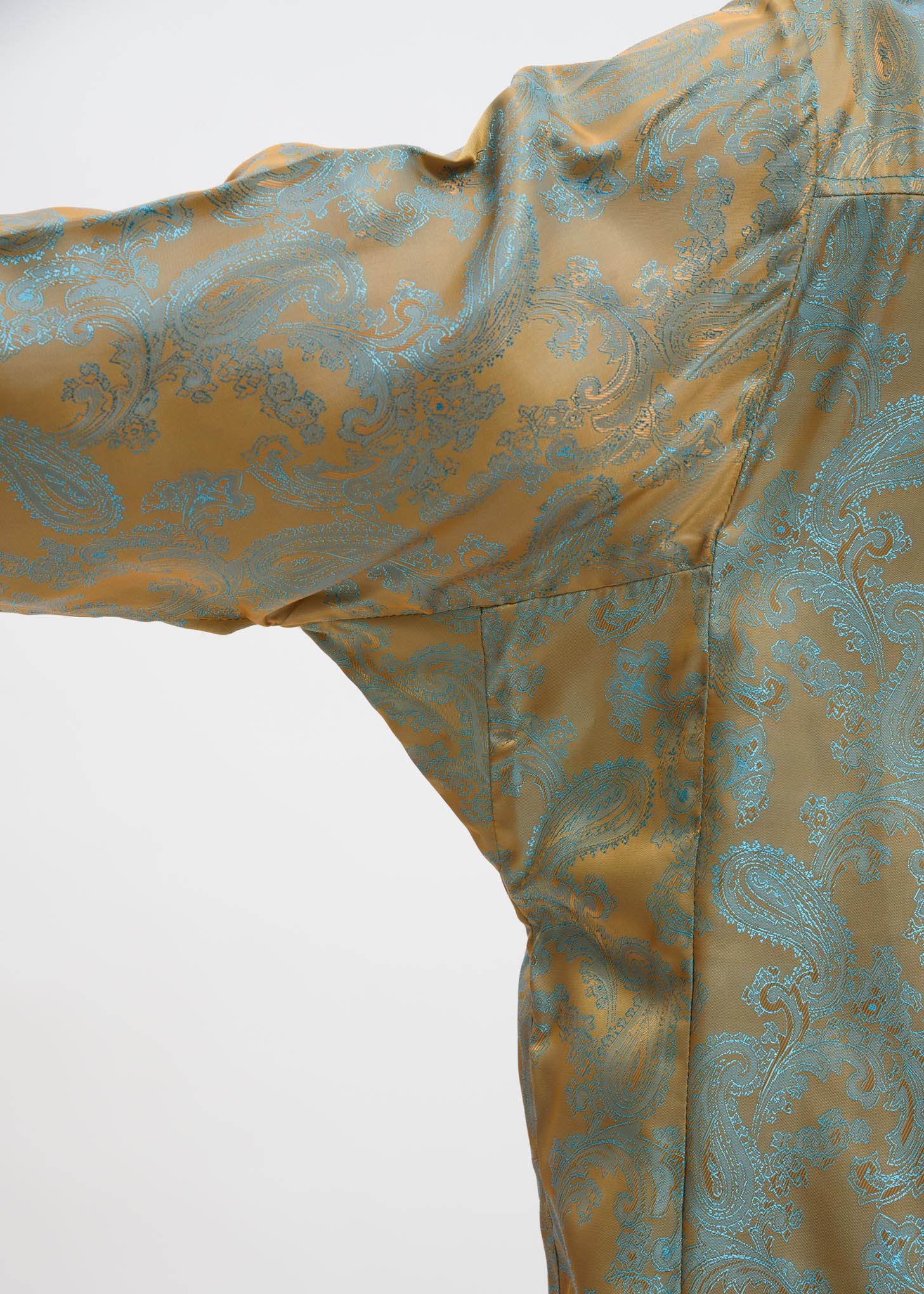 Gold and Turquoise Dieter Paisley Shirt - Image 6