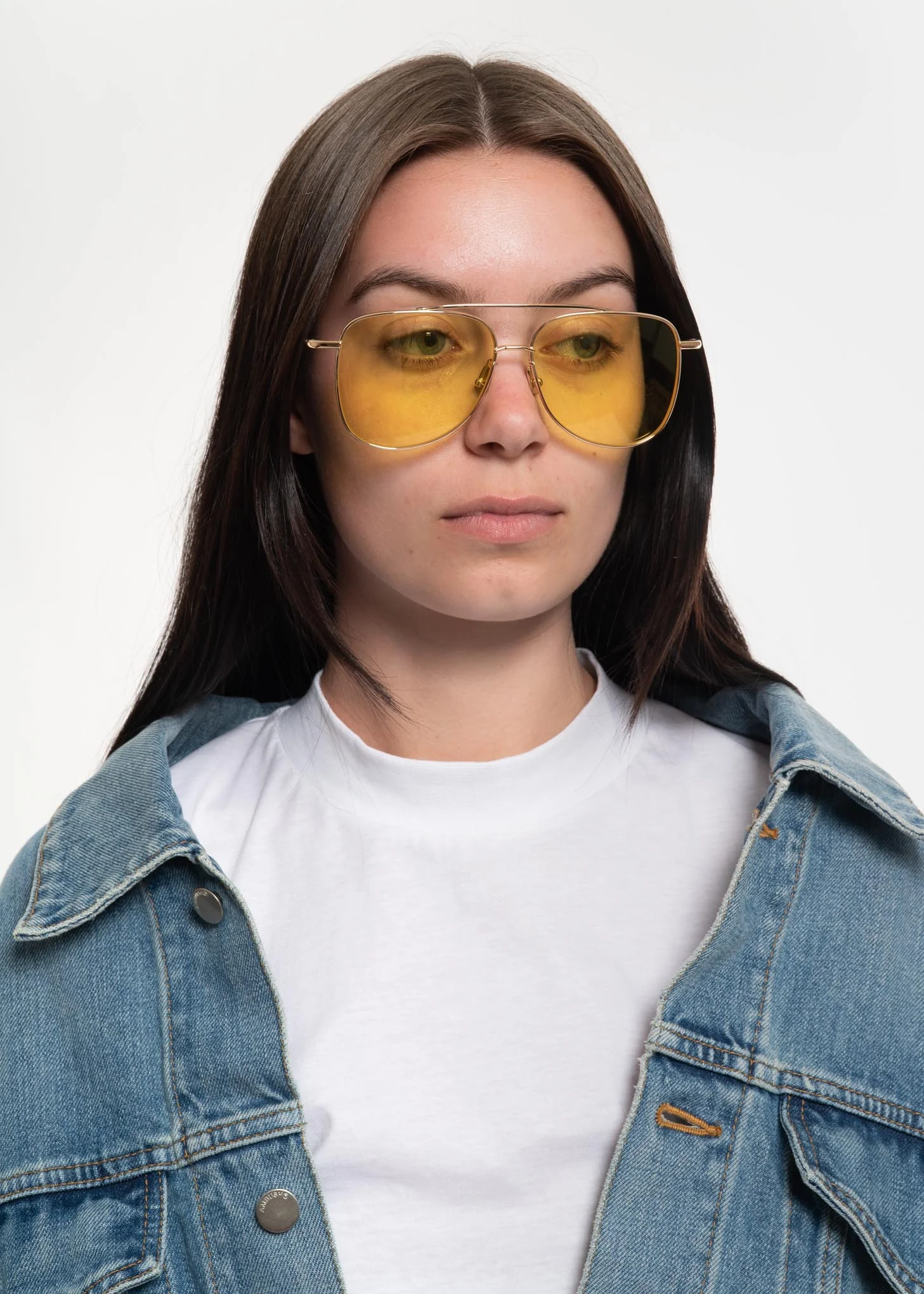 Gold and Yellow SSS Edie Sunglasses