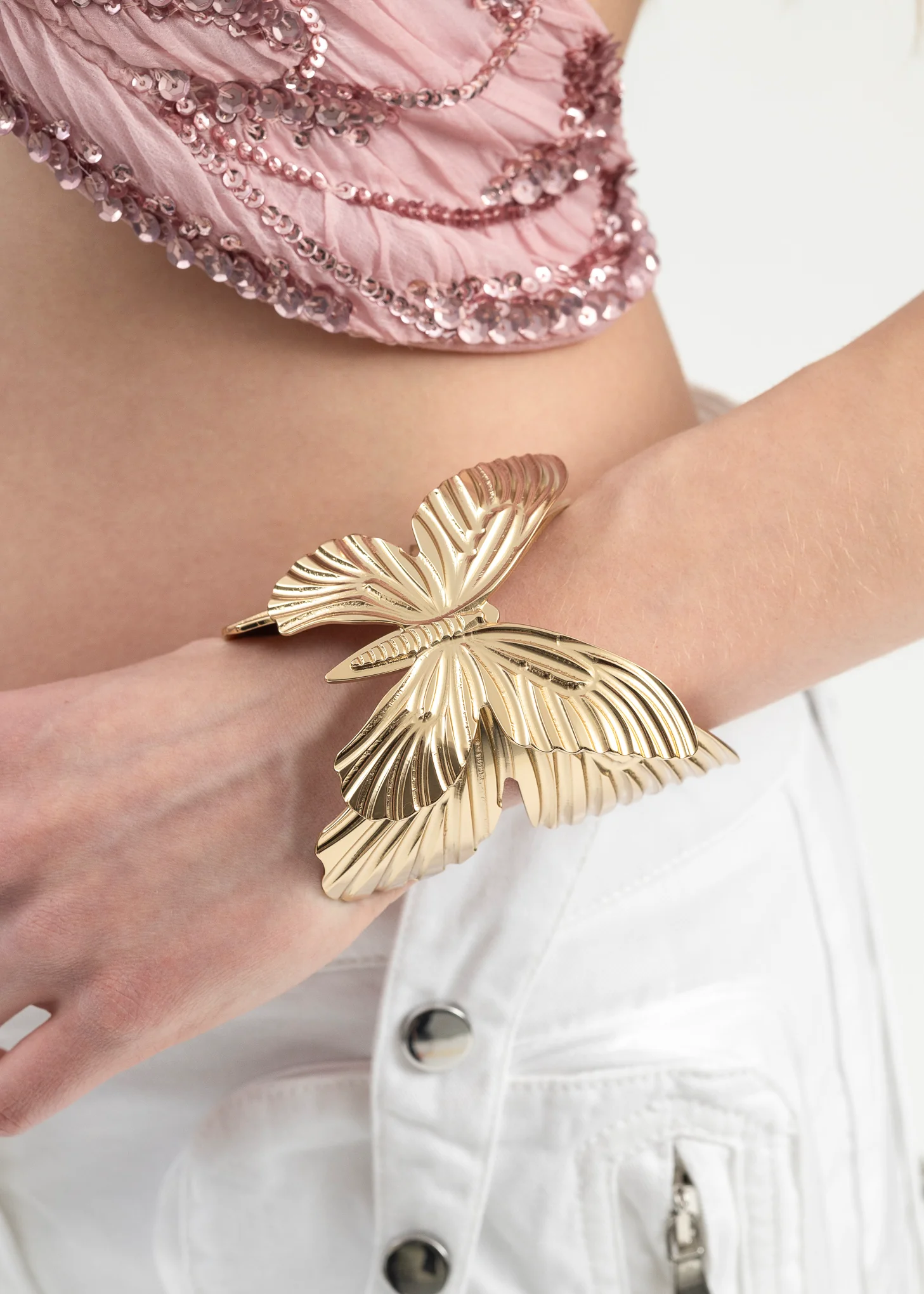 GOLD BRACELET BUTTERFLY - Image 3