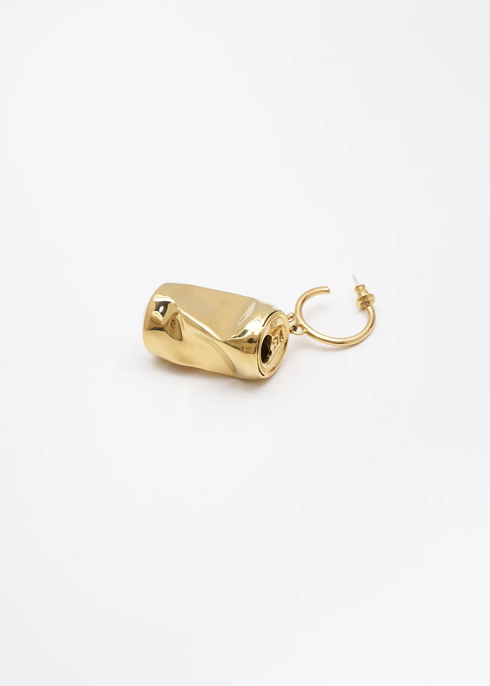 Gold Can Crush Earring