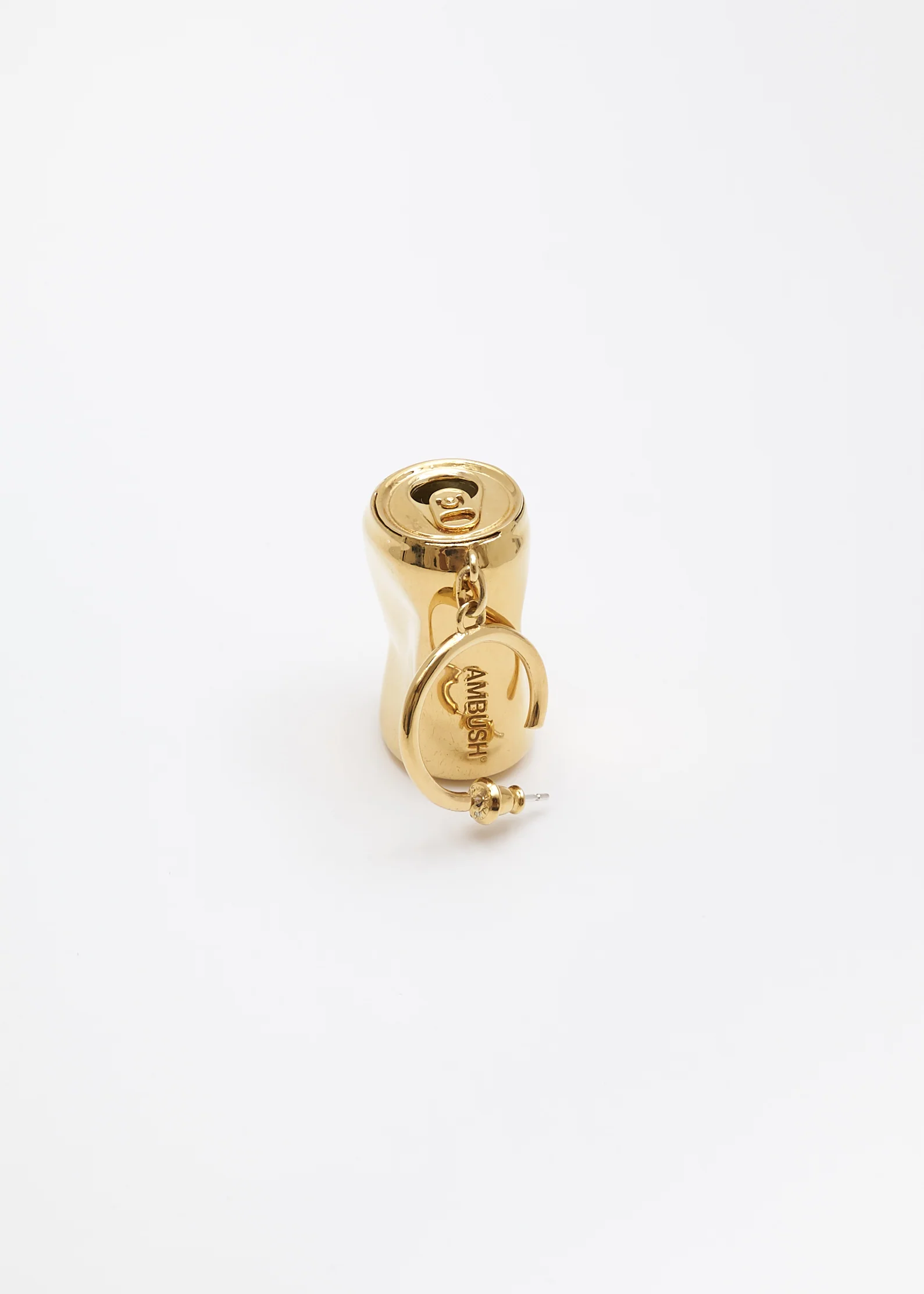 Gold Can Crush Earring - Image 2