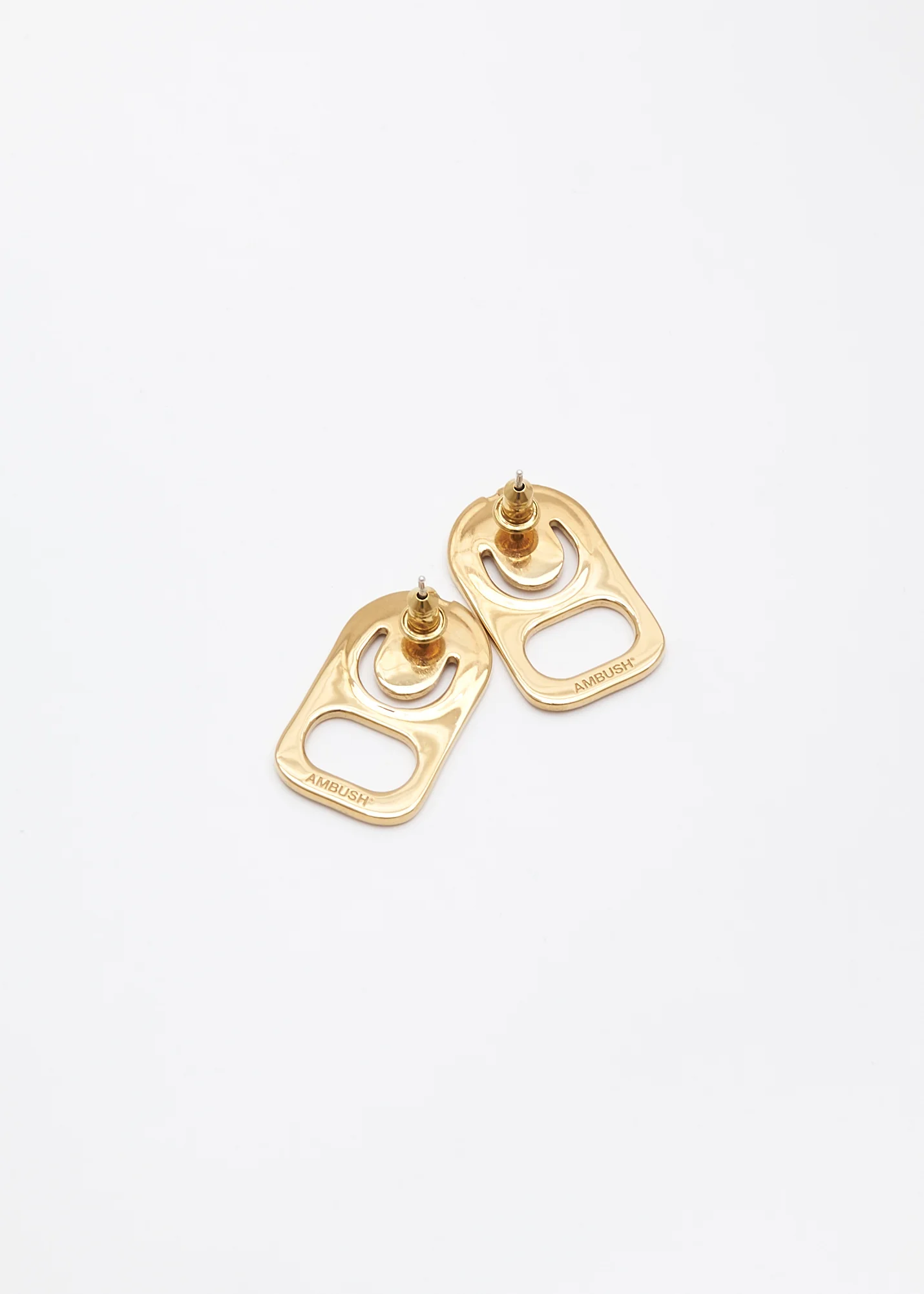 Gold Can Tab Beads Earring - Image 3