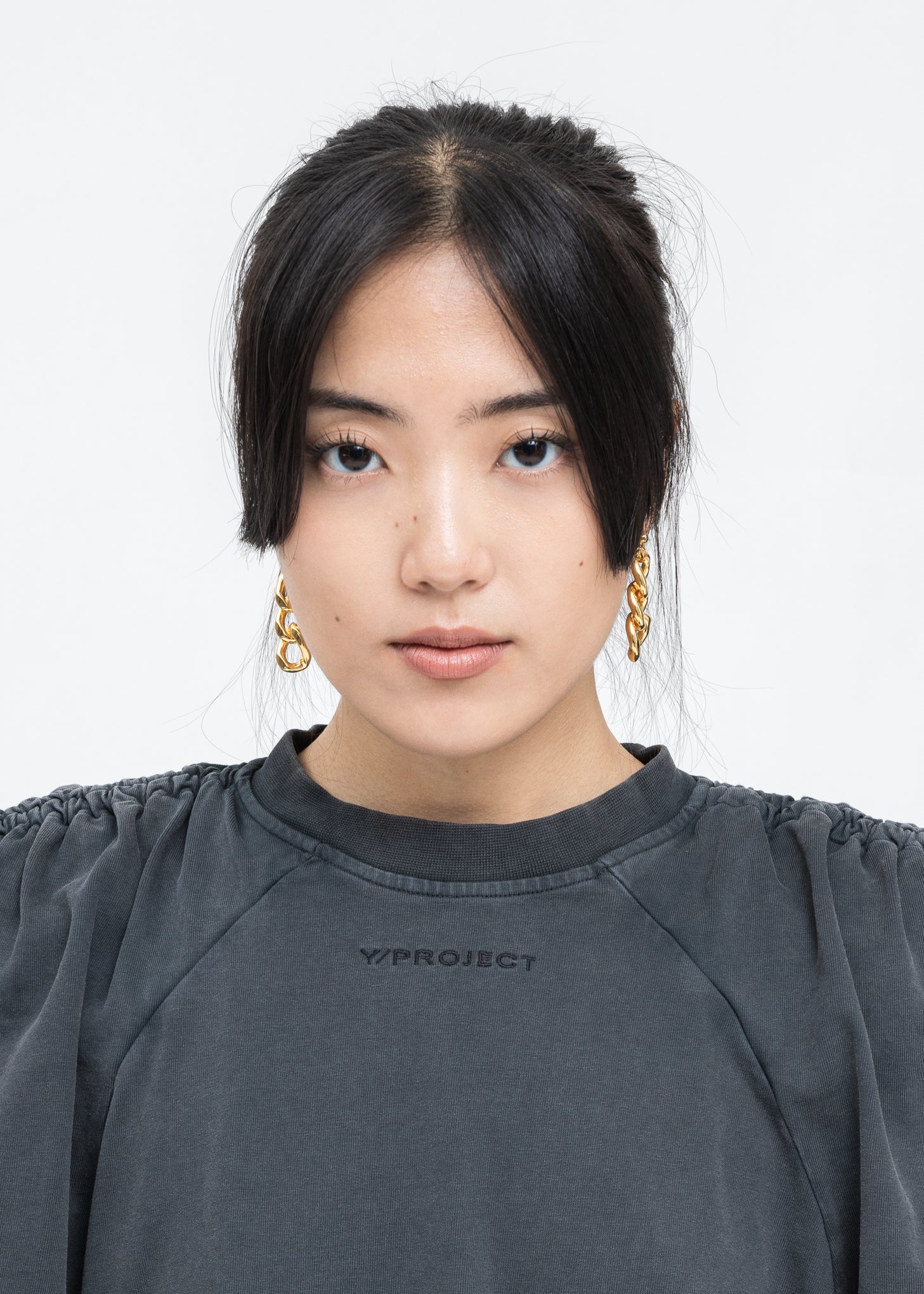 Gold Chain Earring (Single) - Image 3