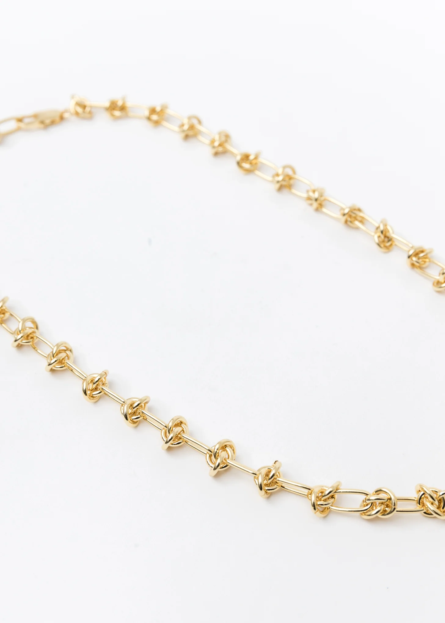 Gold Lace Chain Necklace - Image 4