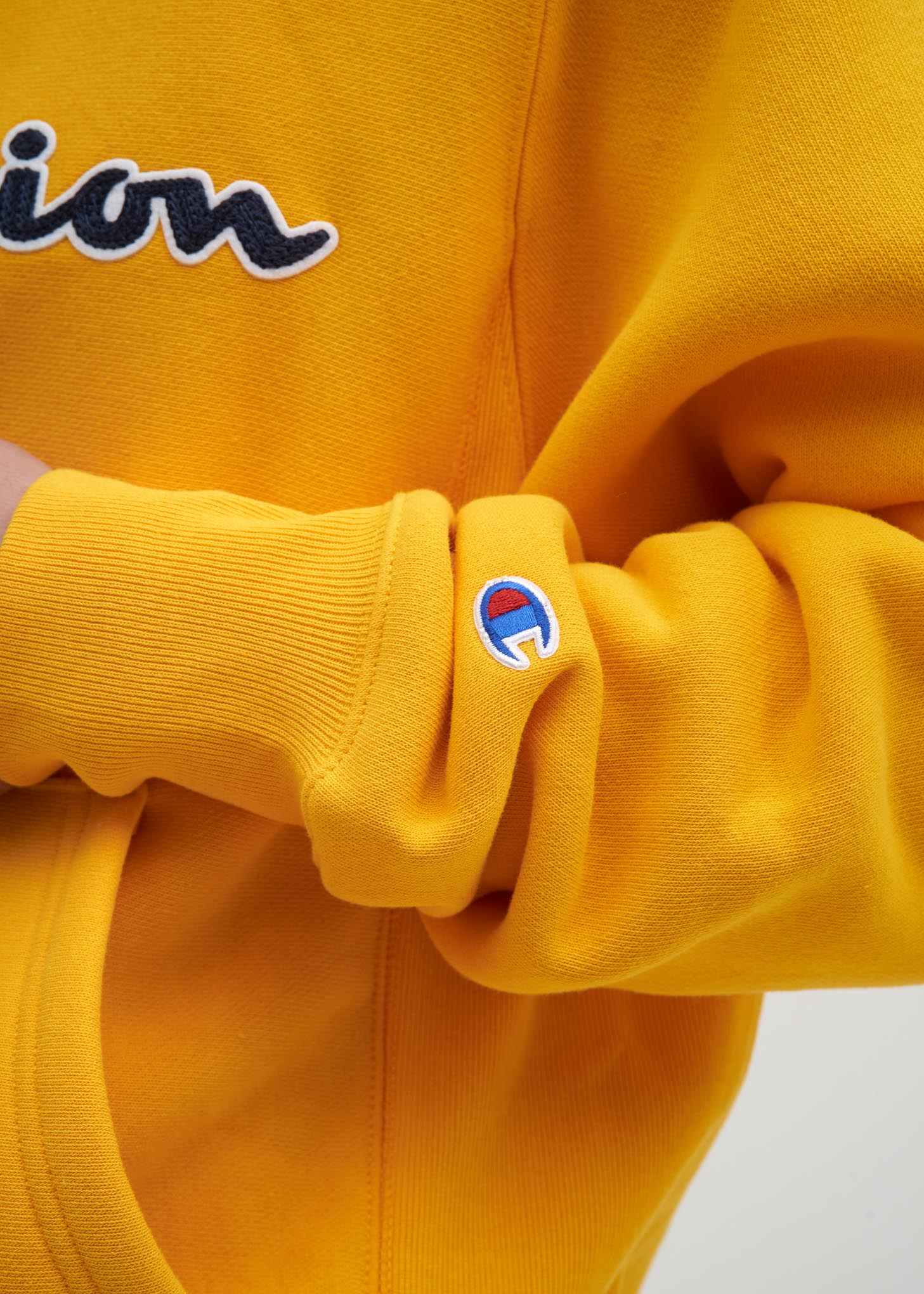 Gold Chainstitch Logo Hoodie - Image 5