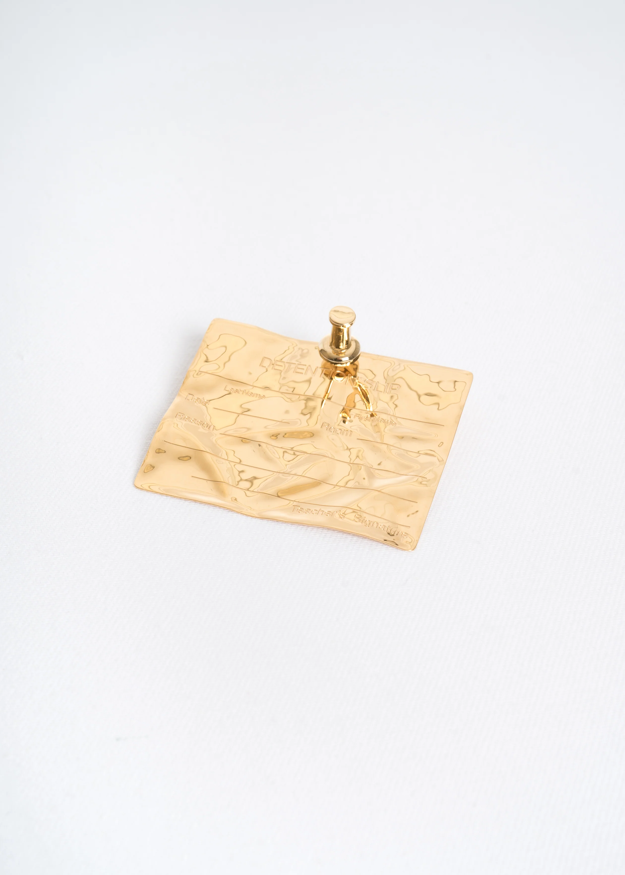 Gold Detention Pin
