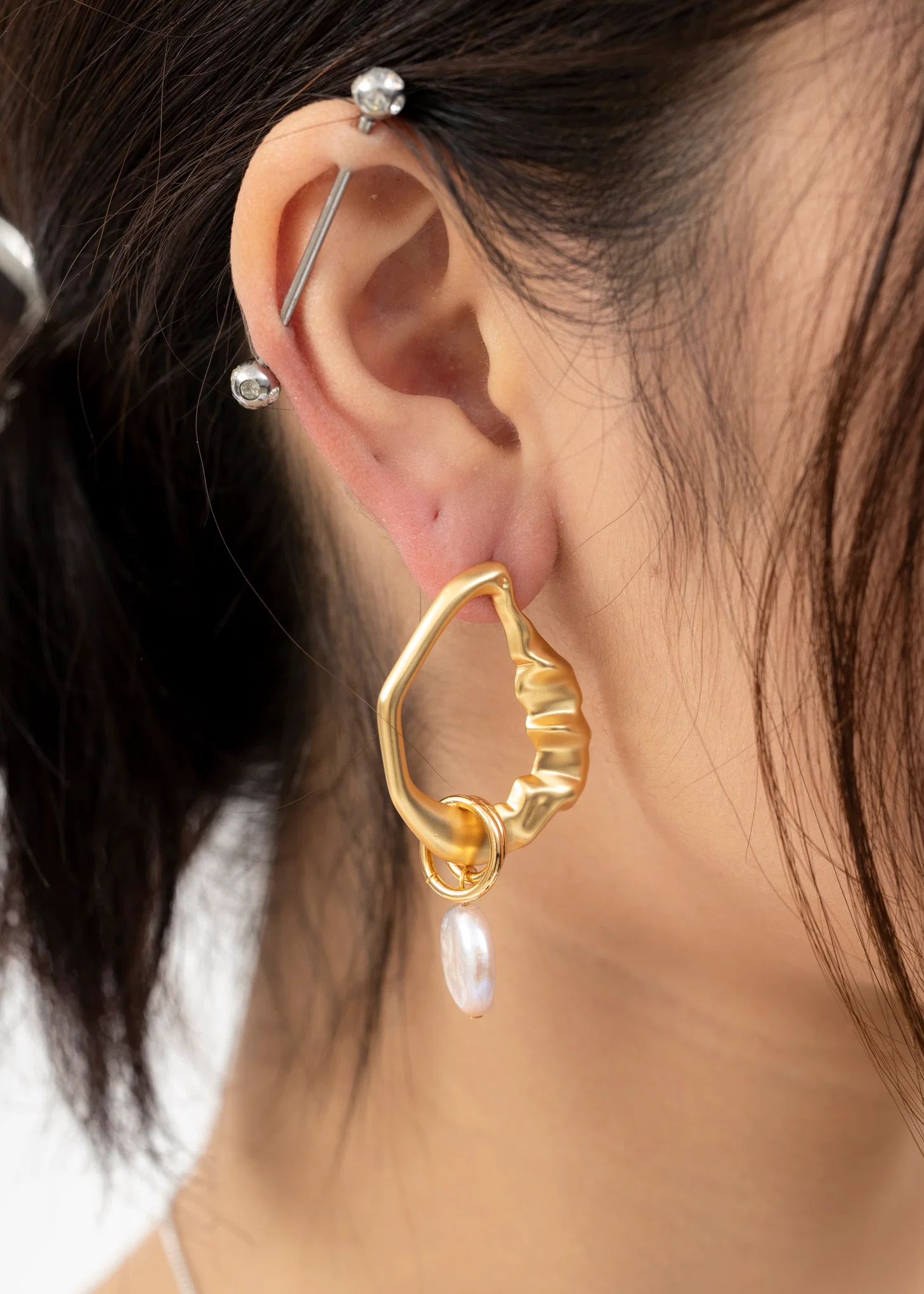 Gold DIAOKE 1 Earring - Single - Image 3
