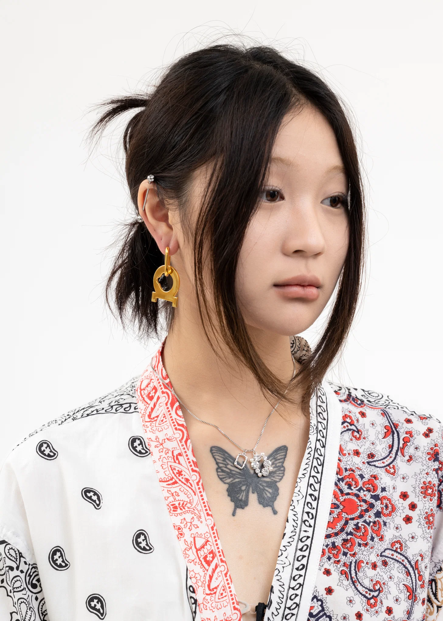 Gold DIAOKE 2 Earring - Single - Image 2