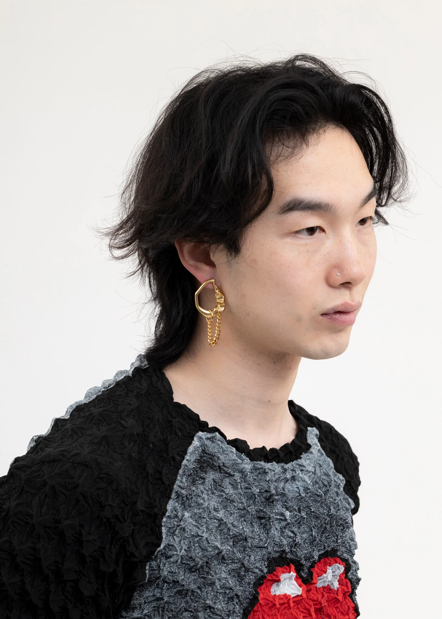 Gold DIAOKE 2 Earring - Single - Image 2