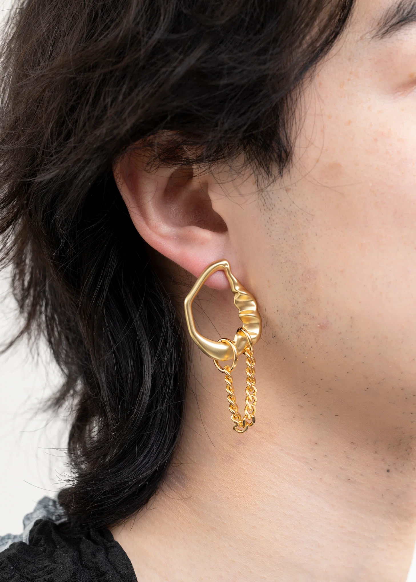 Gold DIAOKE 2 Earring - Single - Image 4