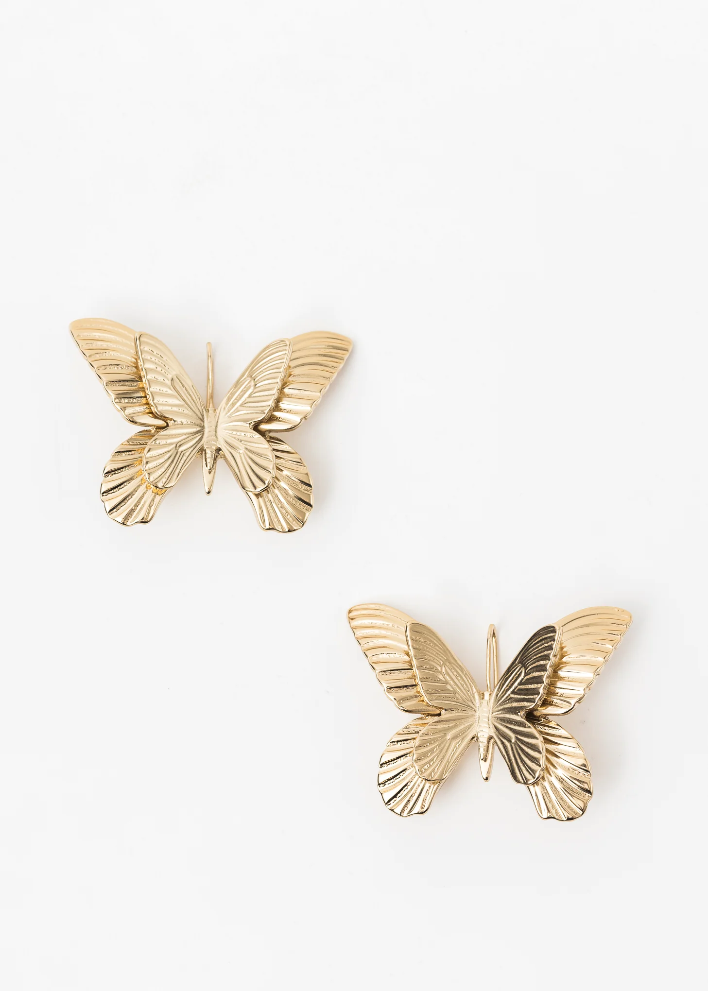GOLD EARRINGS BUTTERFLY - SINGLE - Image 3
