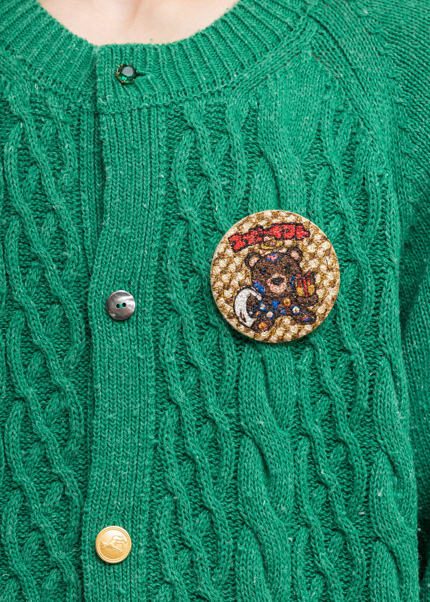 Gold Embroidery Badge - Image 2