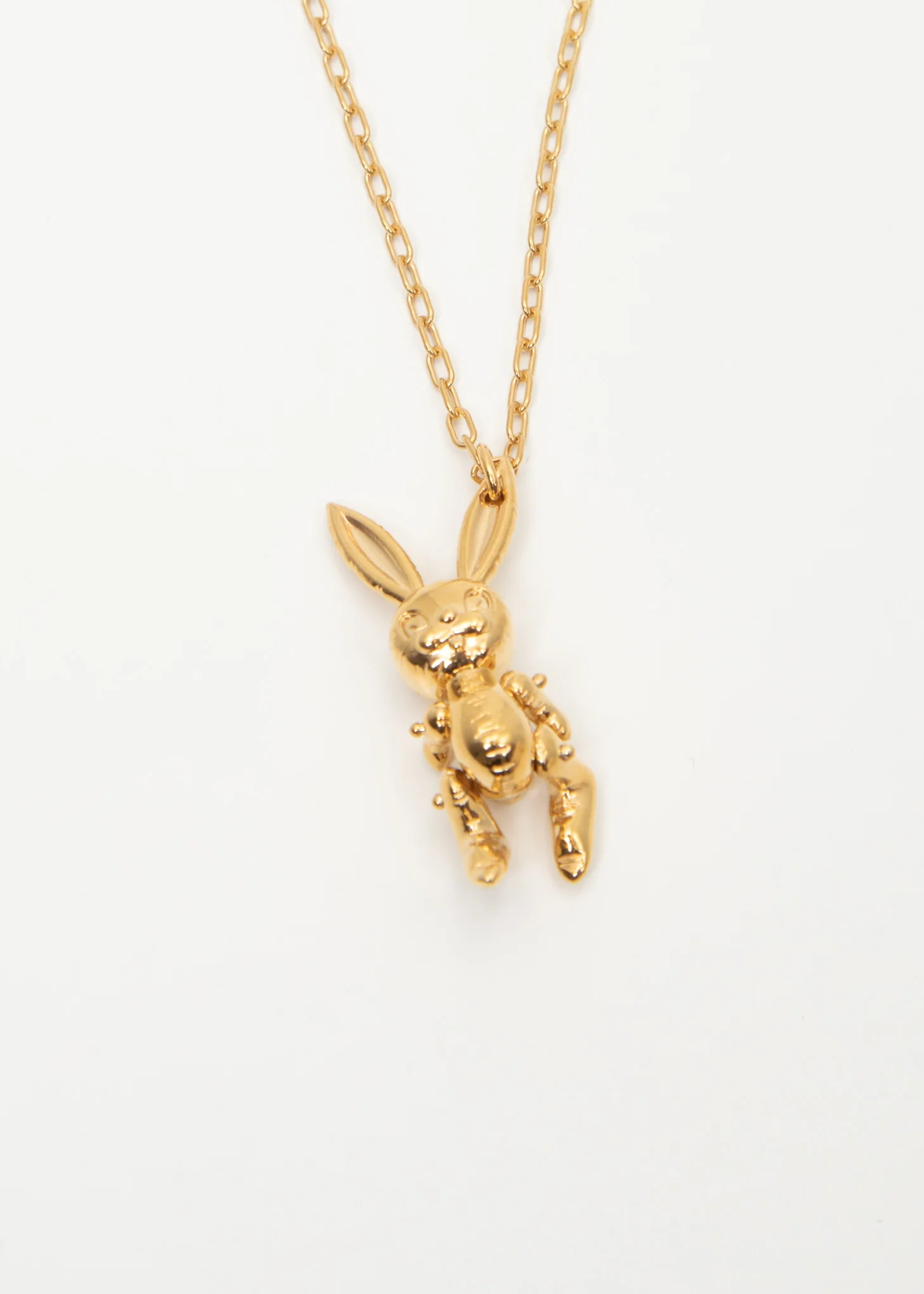 Gold Inflatable Bunny Necklaces