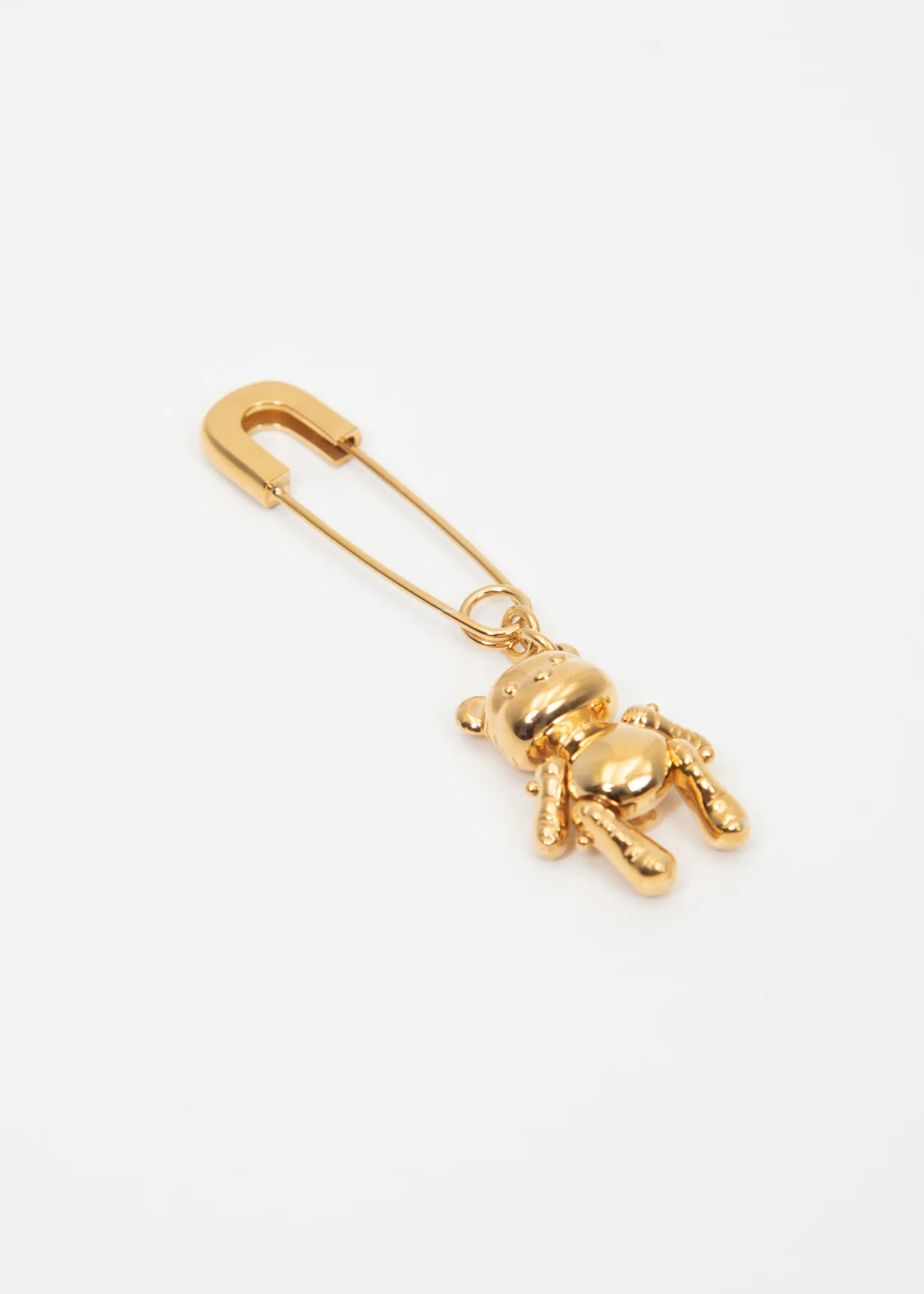 Gold Inflatable Teddy Bear Earring