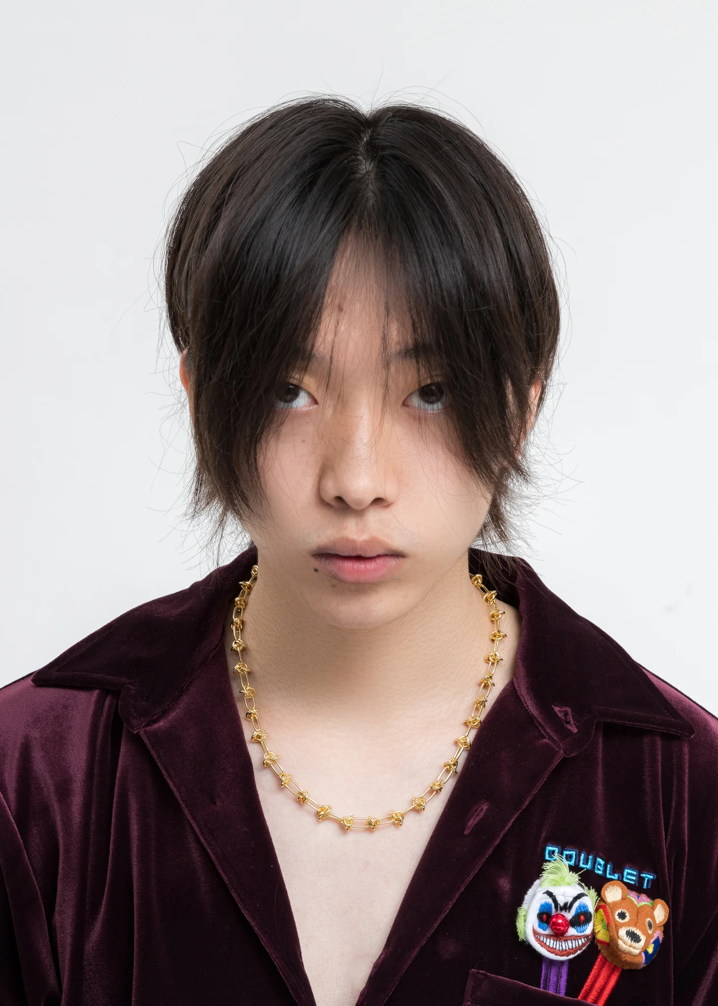 Gold Lace Chain Necklace - Image 2
