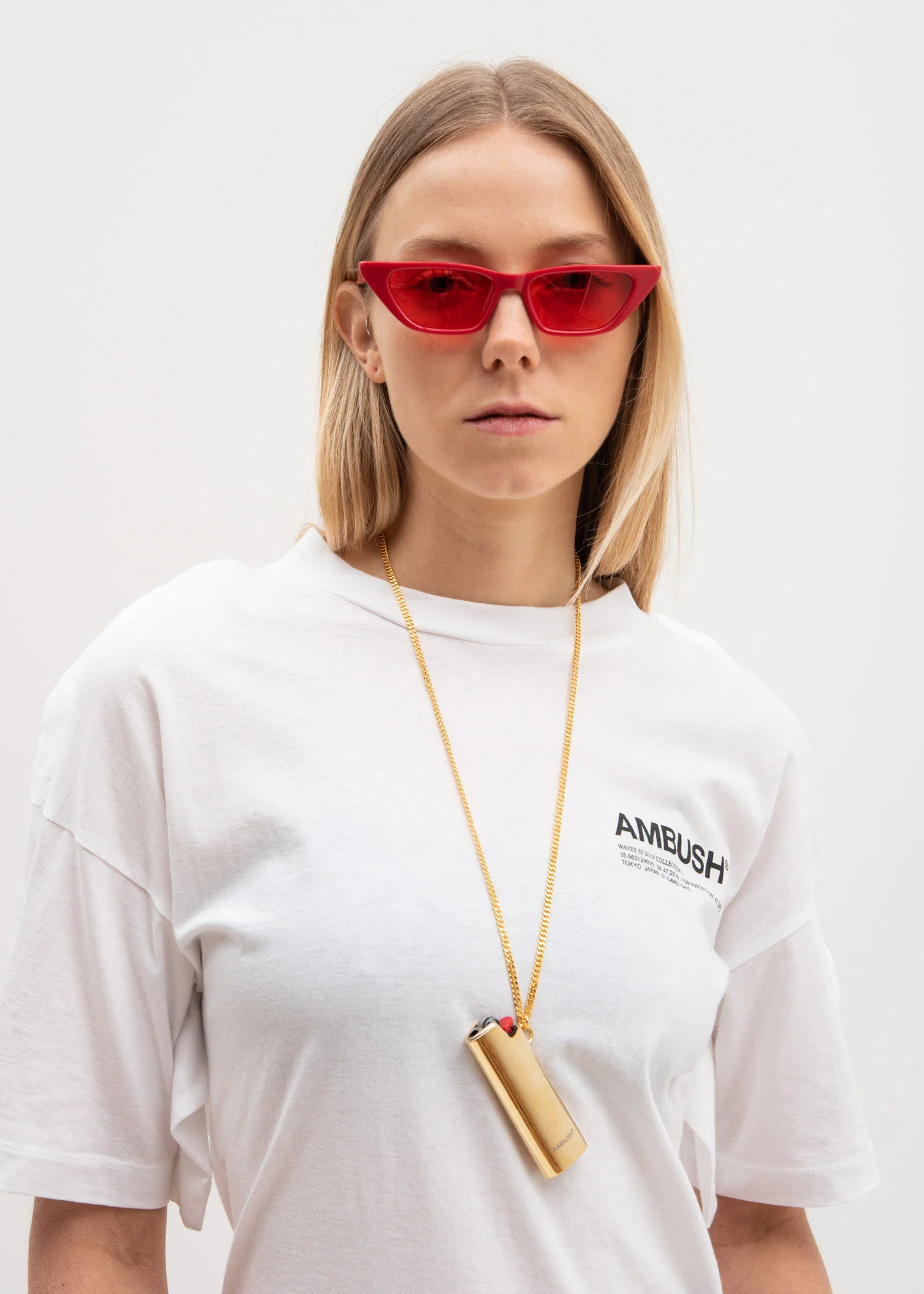 Gold Lighter Case Necklace - Image 2
