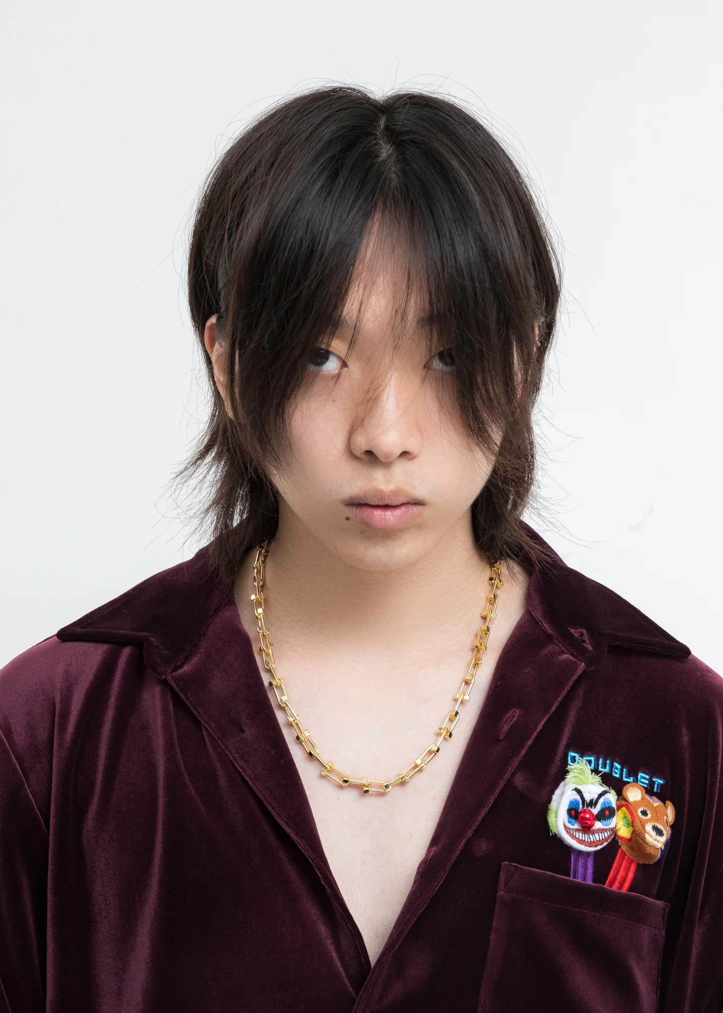Gold Lock Chain Necklace - Image 2