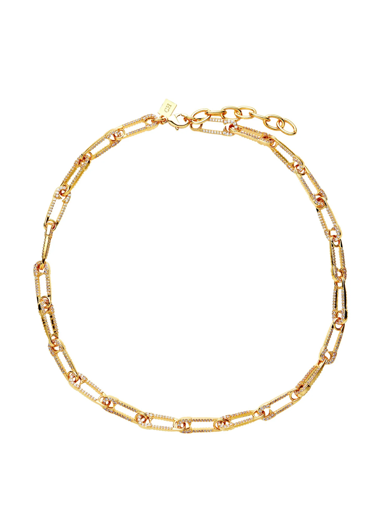 Gold Locked Necklace - Image 3