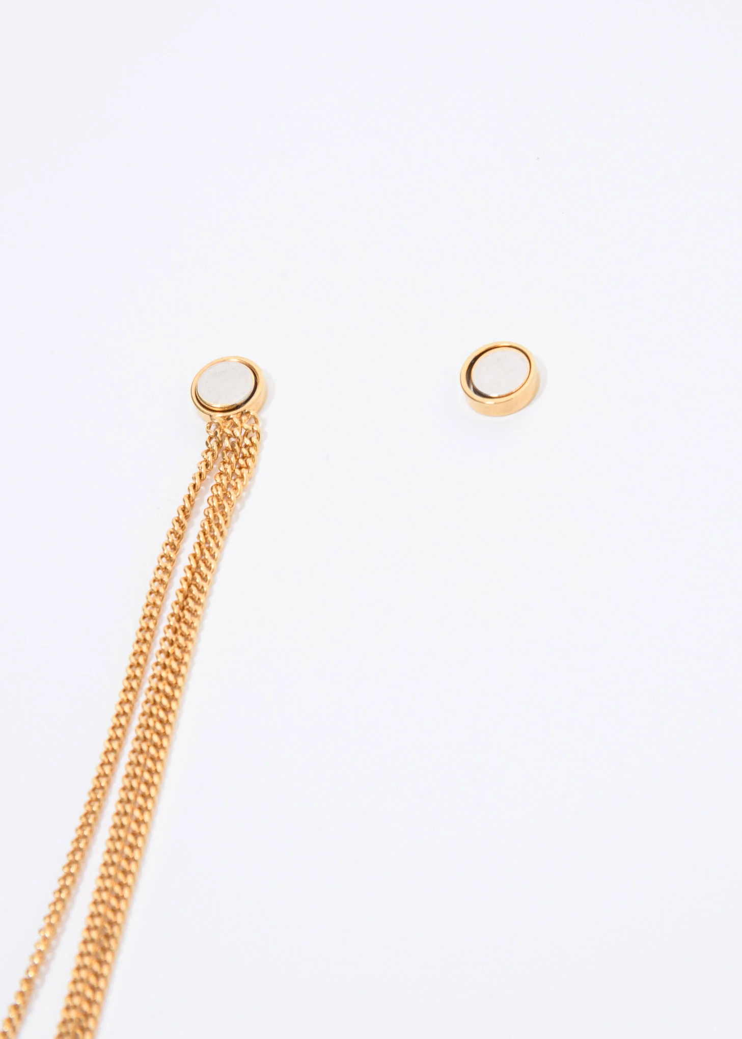 Gold Magnet Earring - Image 4