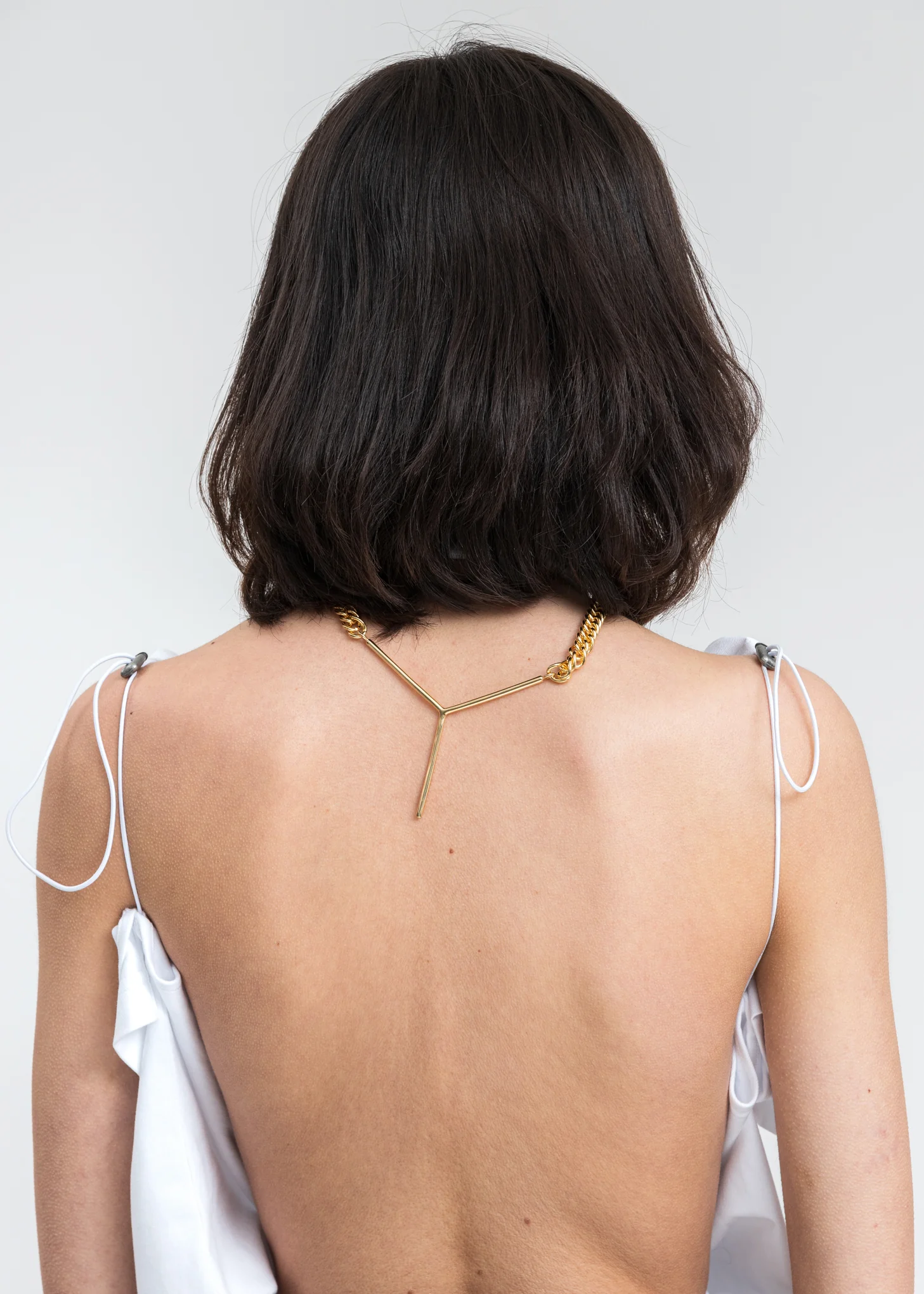 Gold Maxi Y Necklace - Image 2