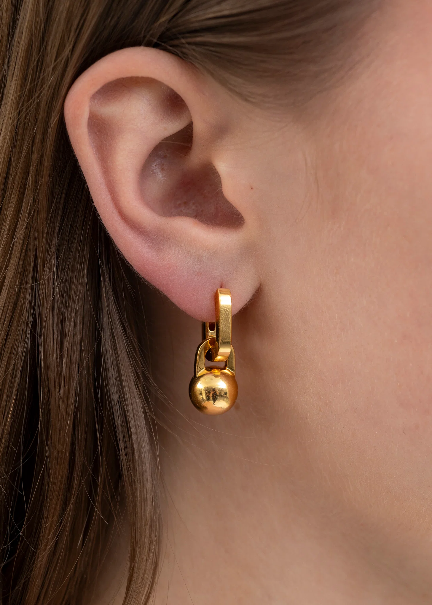 Gold NEW STAR Earring - Single - Image 2