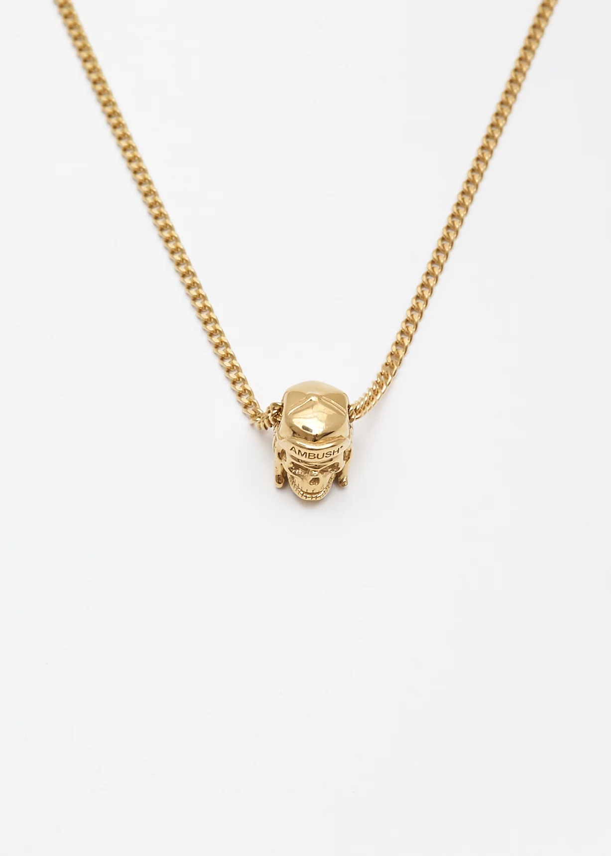 Gold Nobo Skull Charm Necklace - Image 2