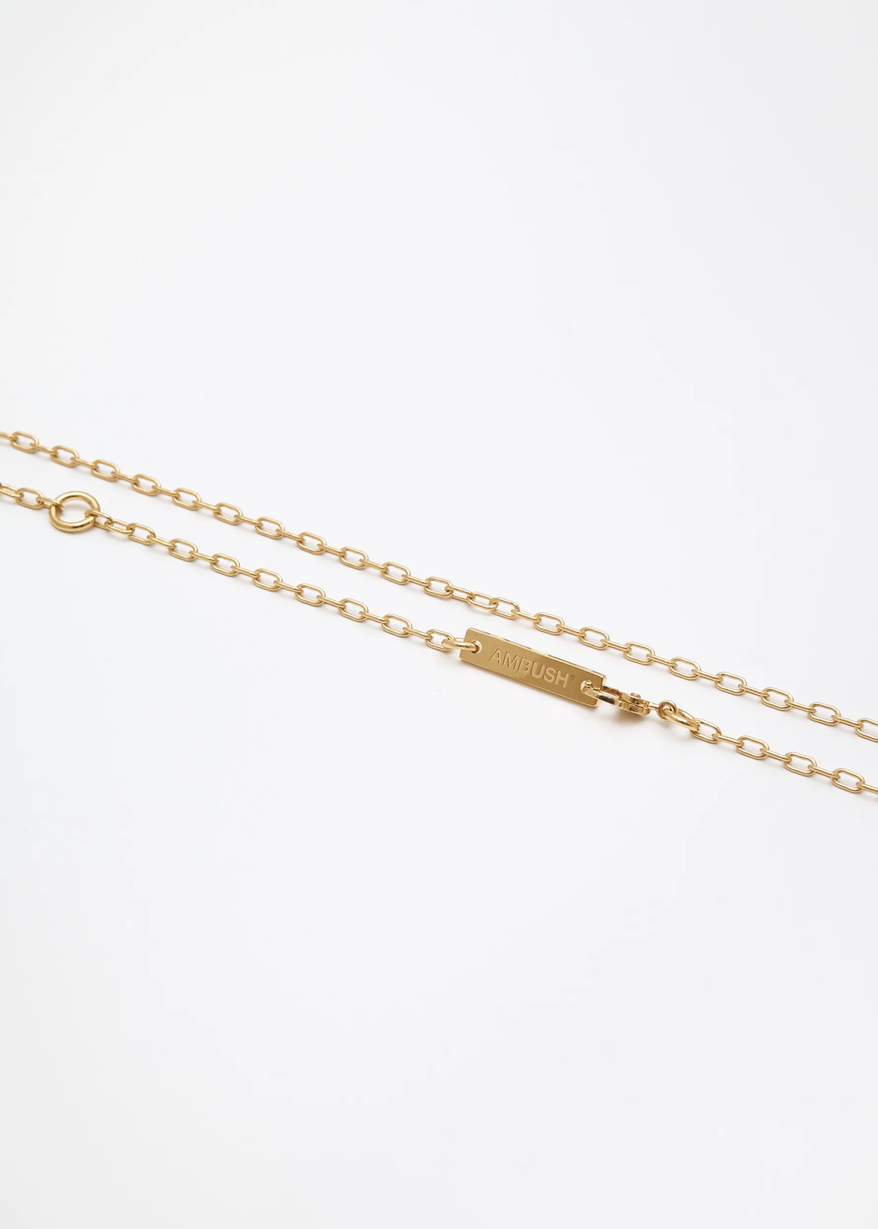 Gold Rose Charm Necklace - Image 3