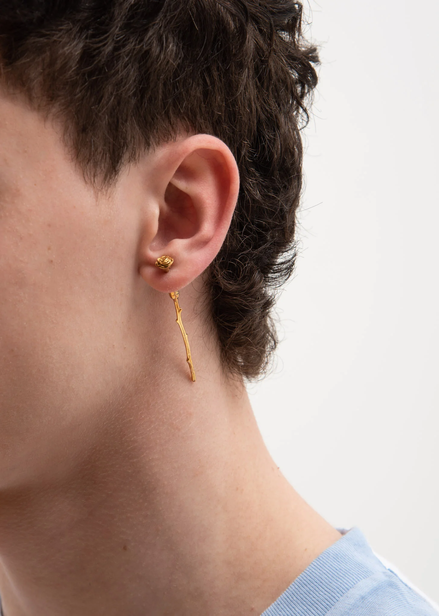 Gold Rosetta Earring - Image 2