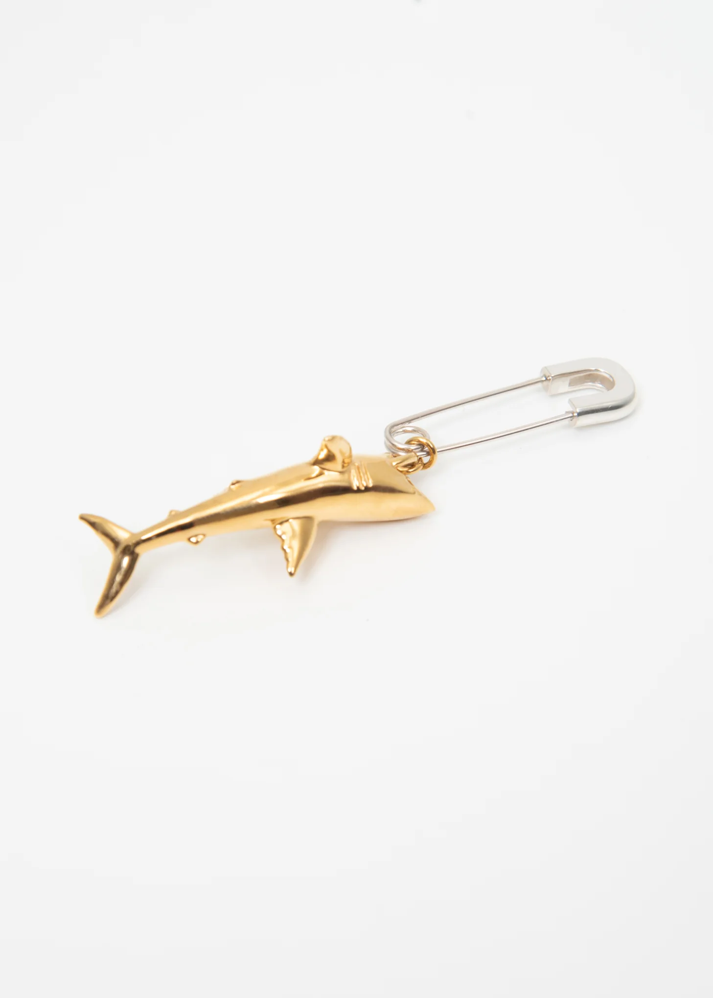 Gold Shark Earring
