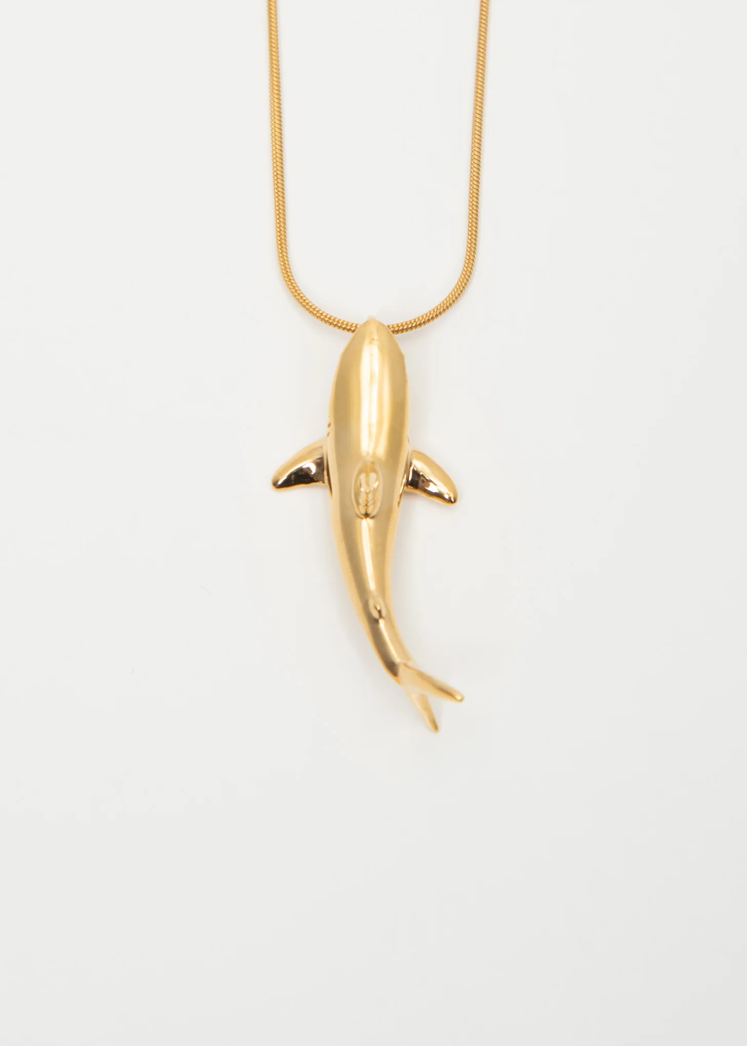 Gold Shark Necklace