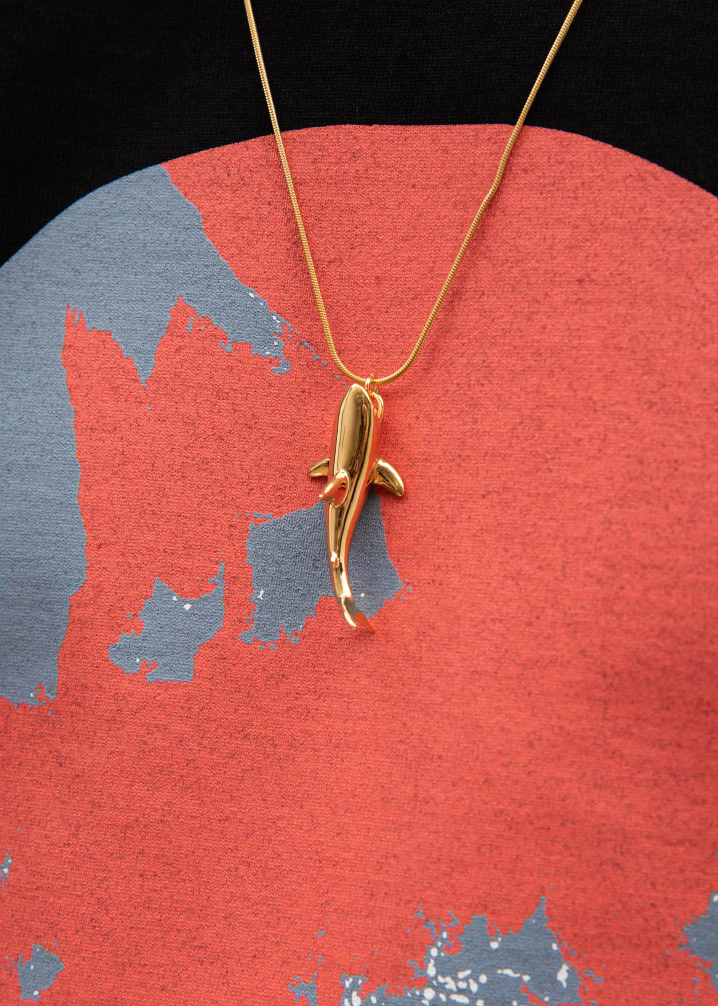 Gold Shark Necklaces - Image 3