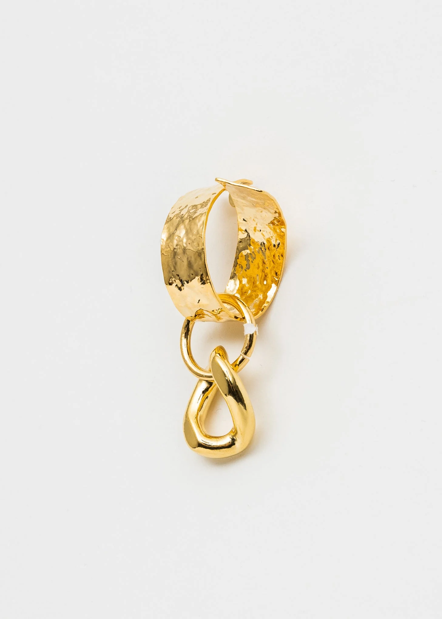 Gold Square and Loops Earring - Single - Image 4