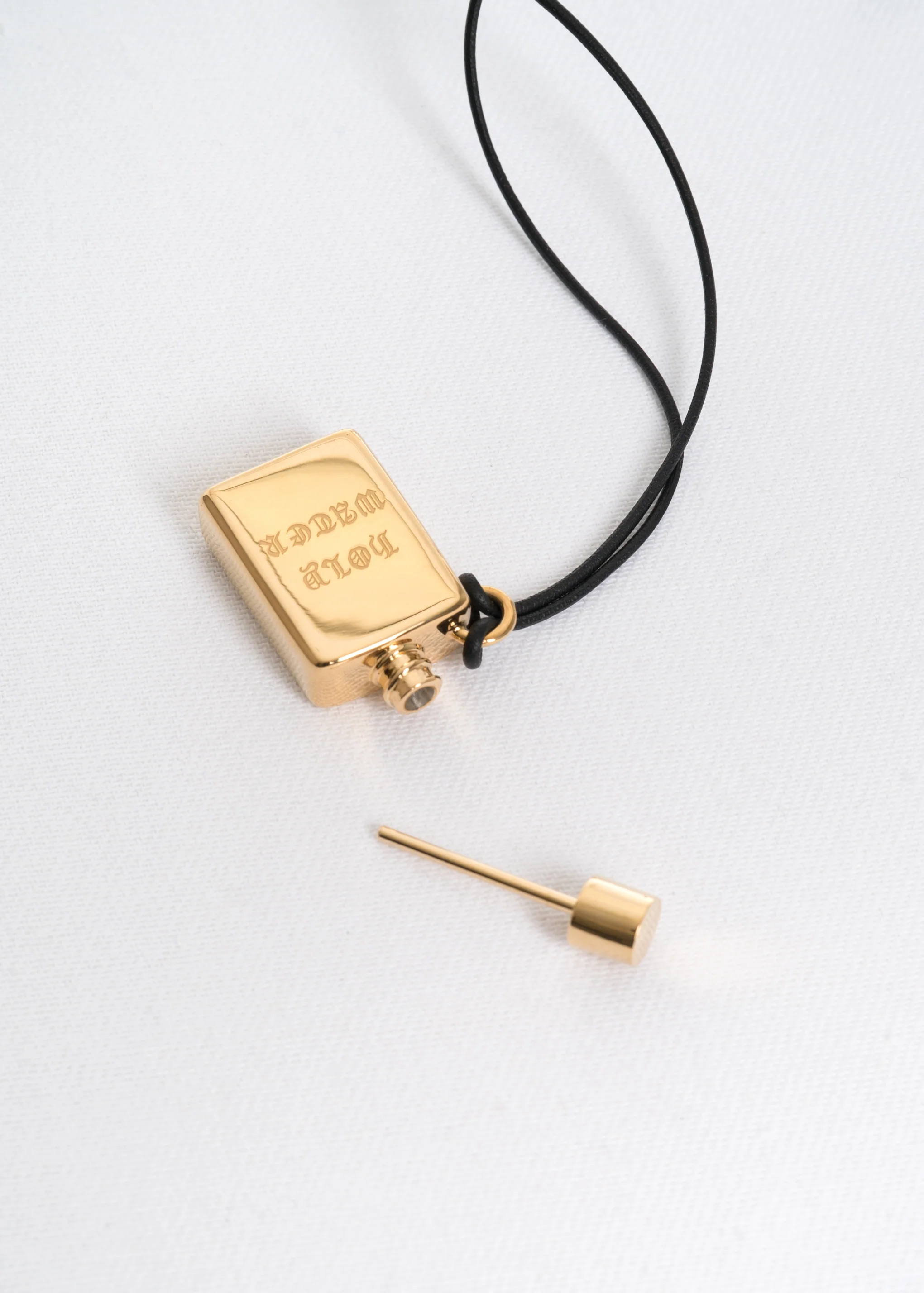 Gold SSS Holy Water Pendant