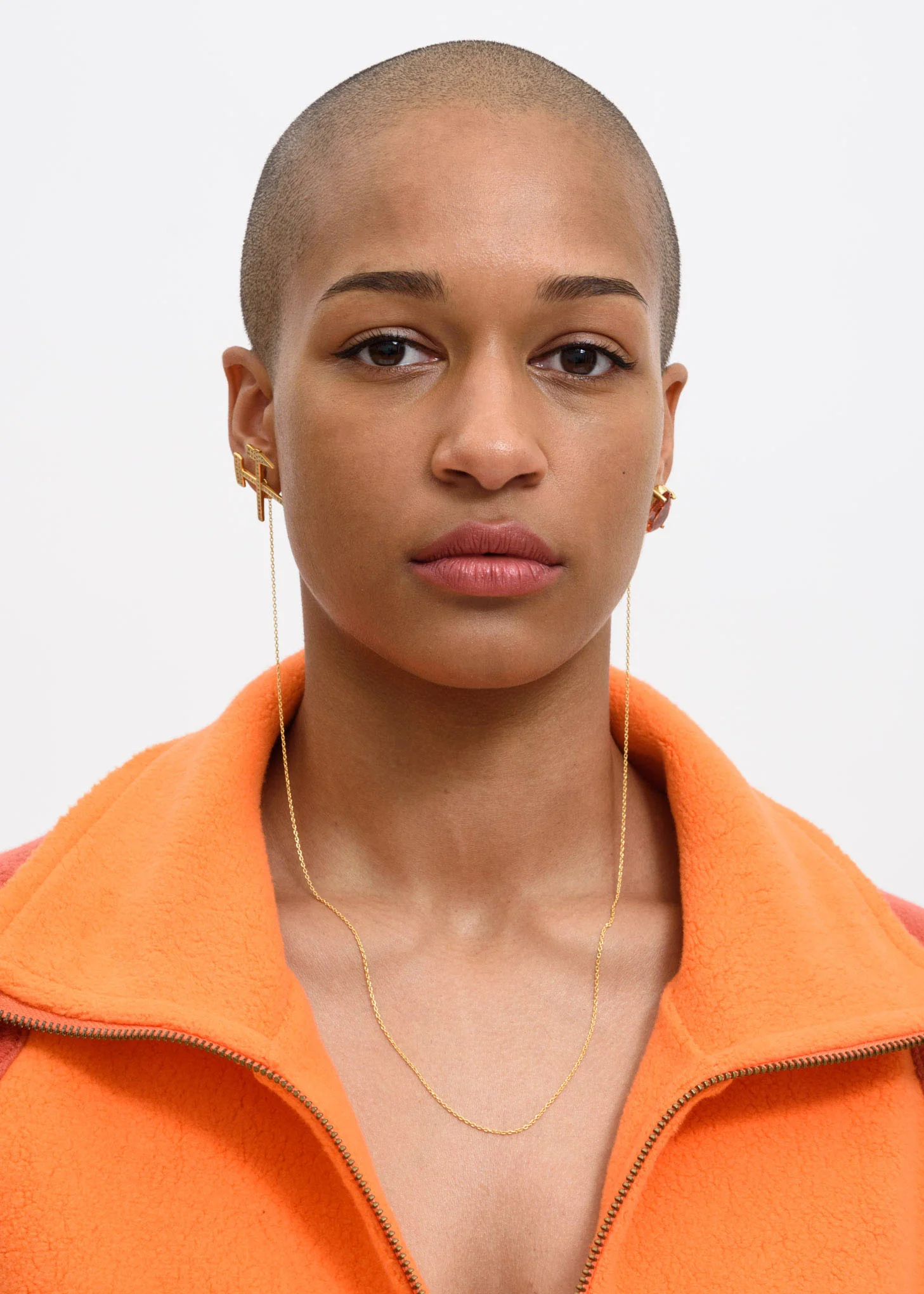 Gold Pin Hammer Necklace