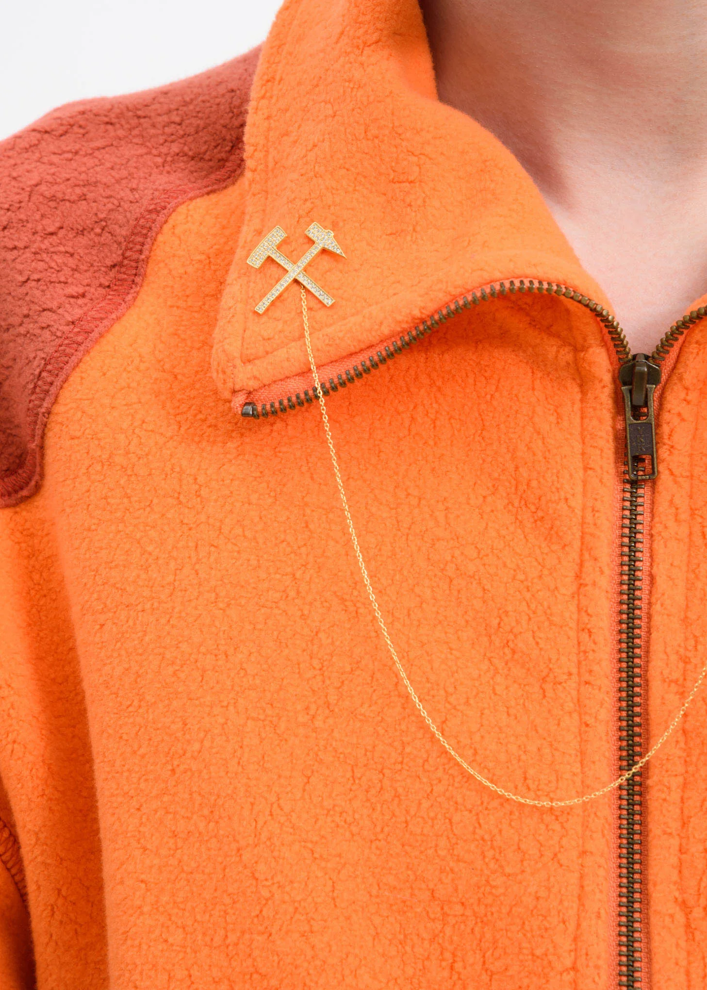 Gold Pin Hammer Necklace - Image 3