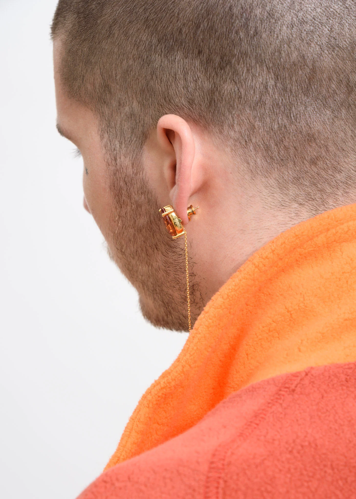 Gold Pin Hammer Necklace - Image 4