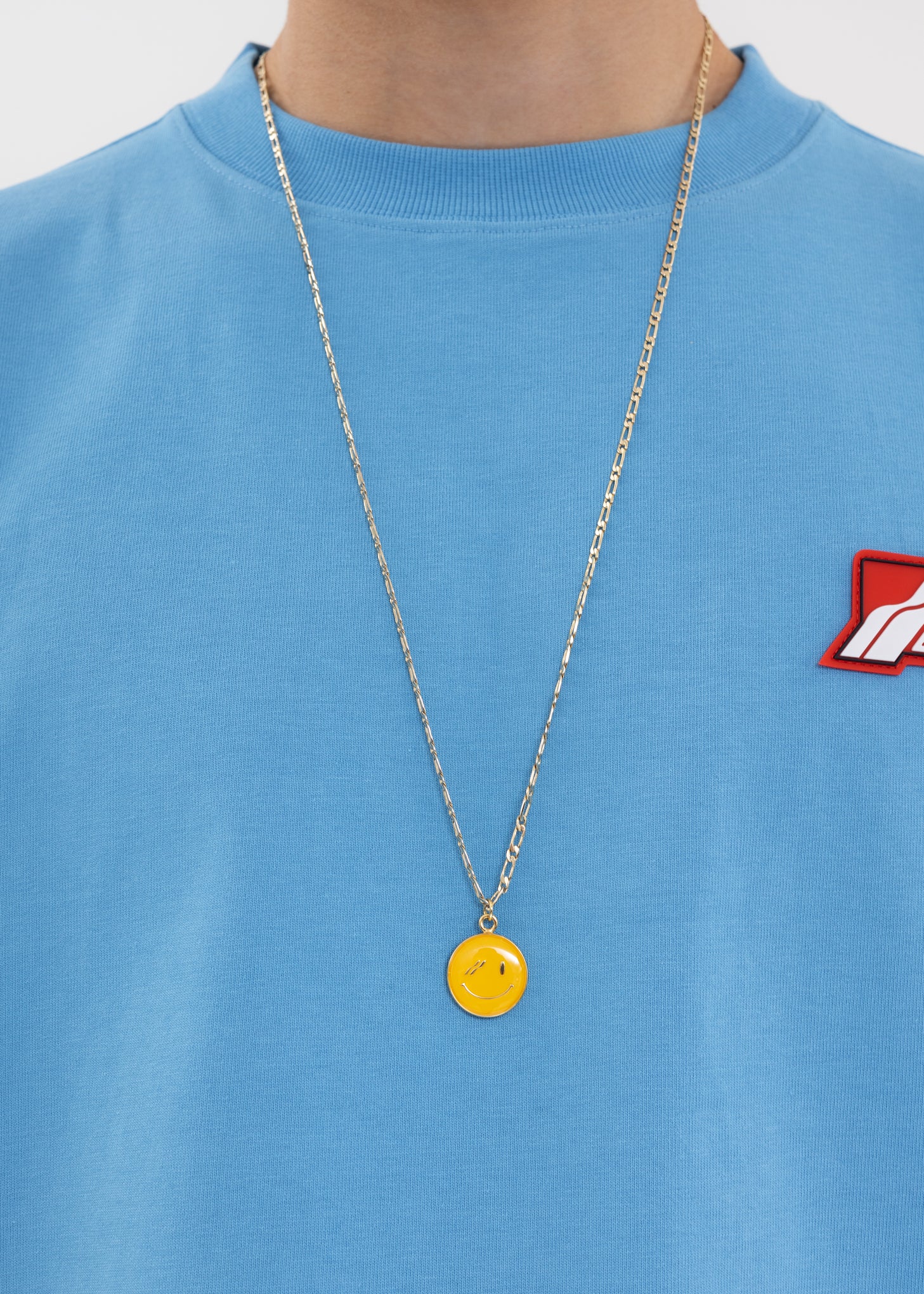 Gold We11done Smile Necklace - Image 2