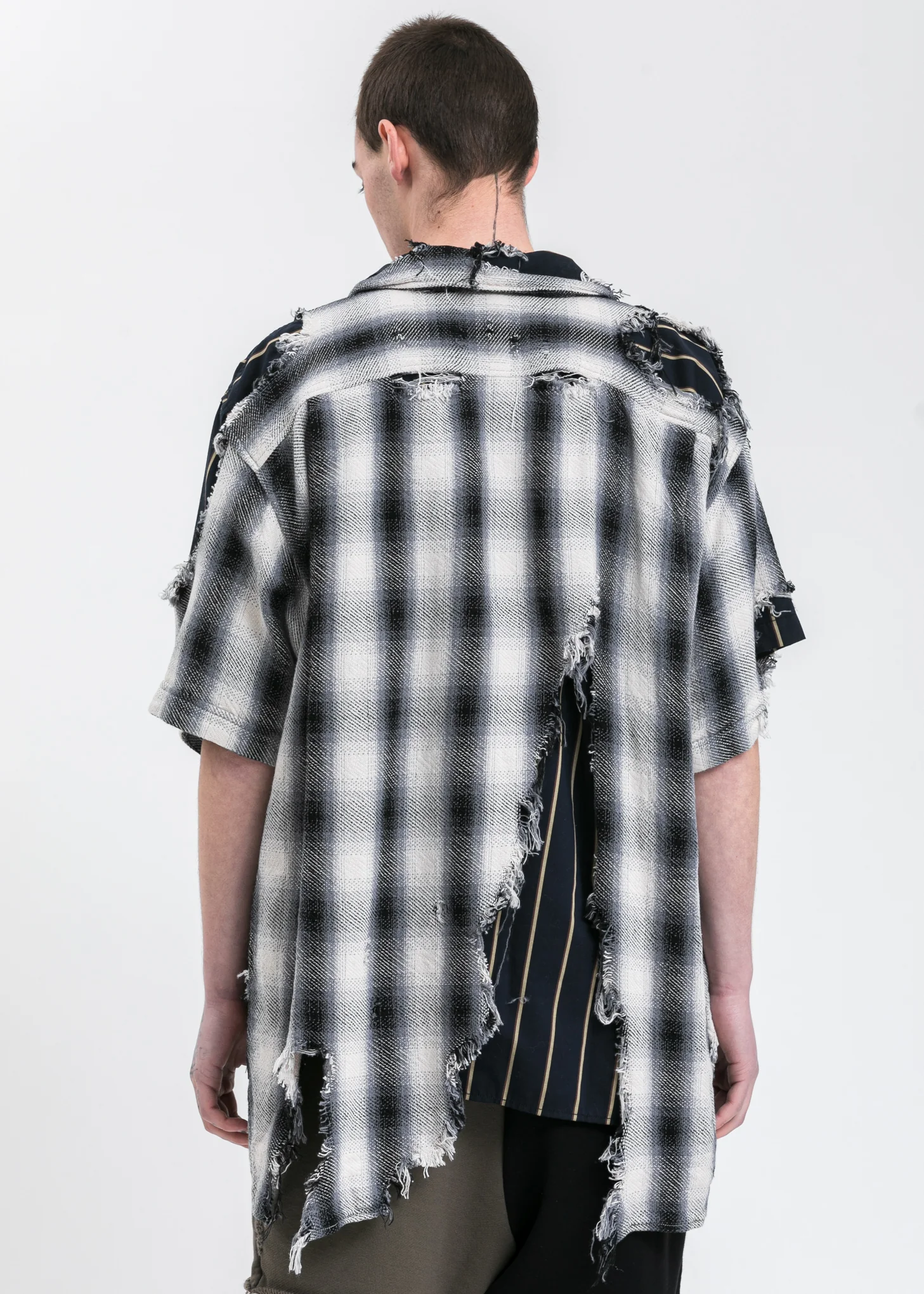 Grey Broken Layer Shirt - Image 3