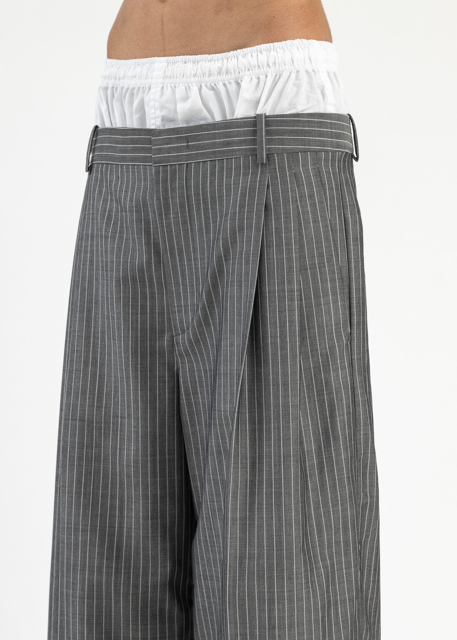 Gray Layered Trousers - Image 4