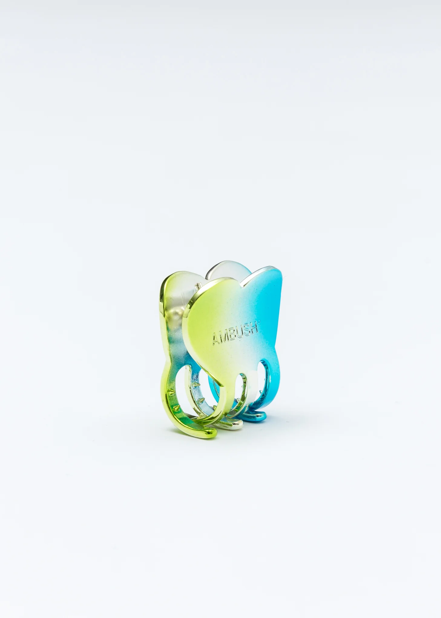 Green And Blue Heart Hair Clip