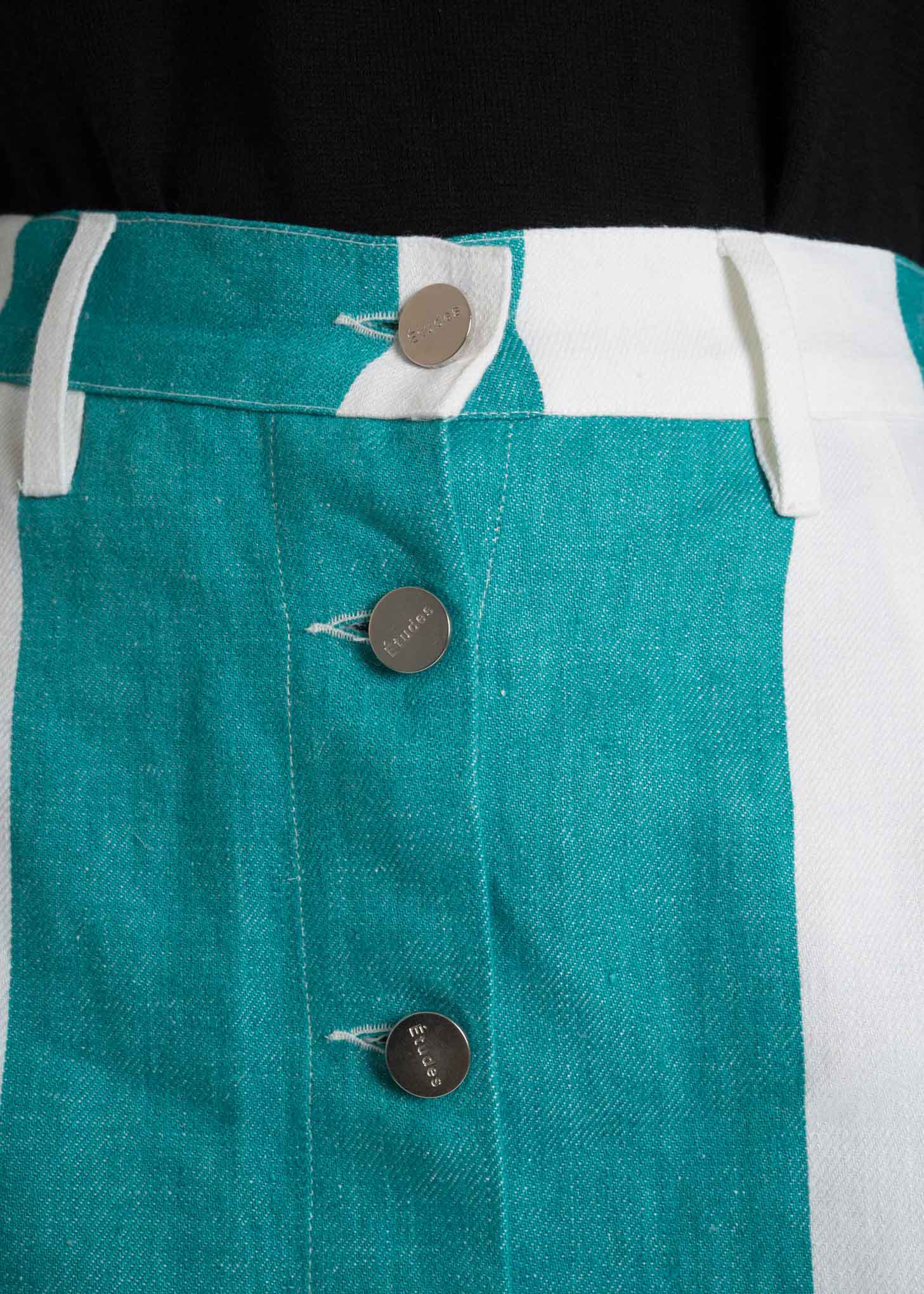 Green and White Felicita Daniel Skirt - Image 5