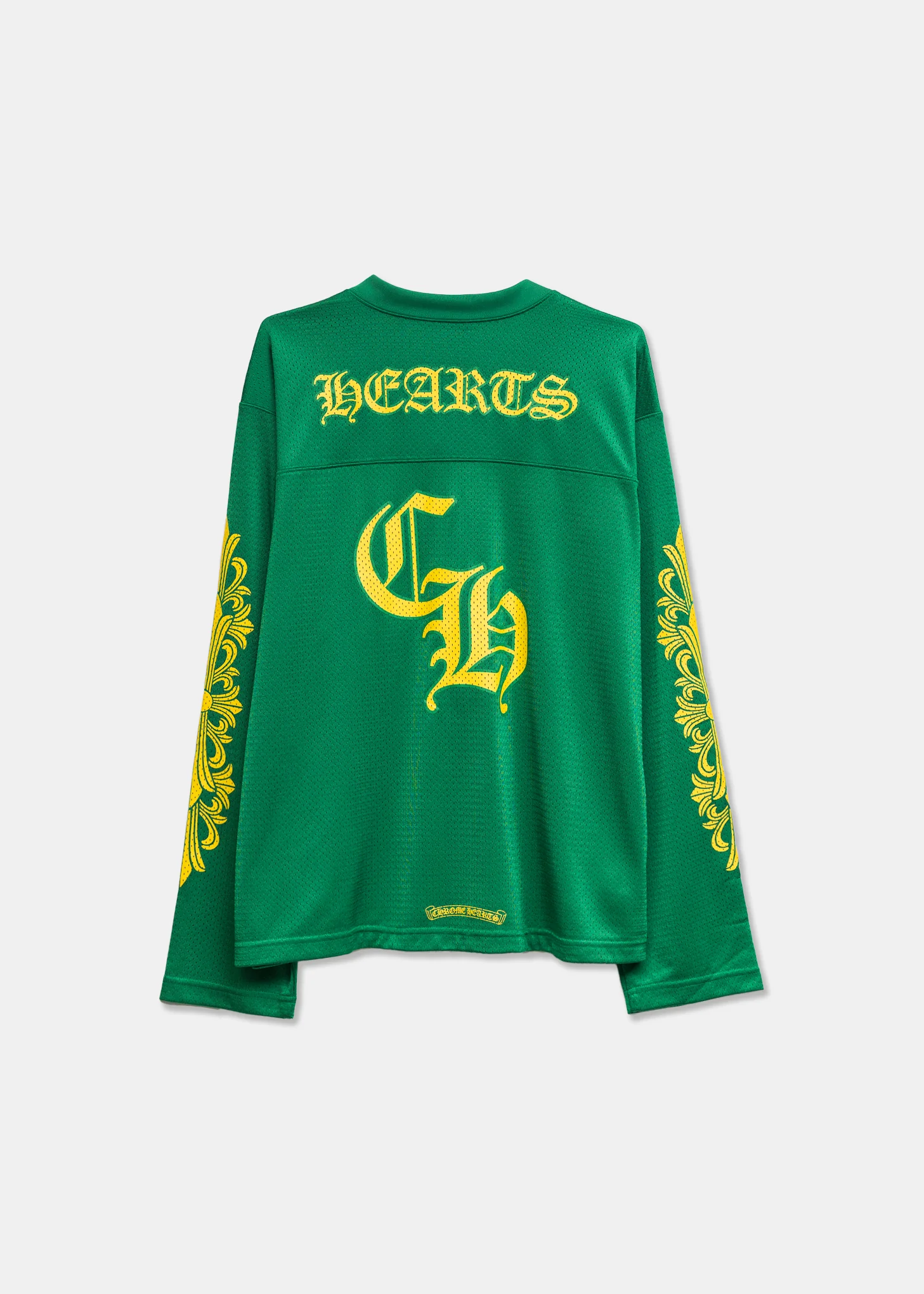 Green  Chrome Hearts Hockey Long Sleeve Jersey - Image 2
