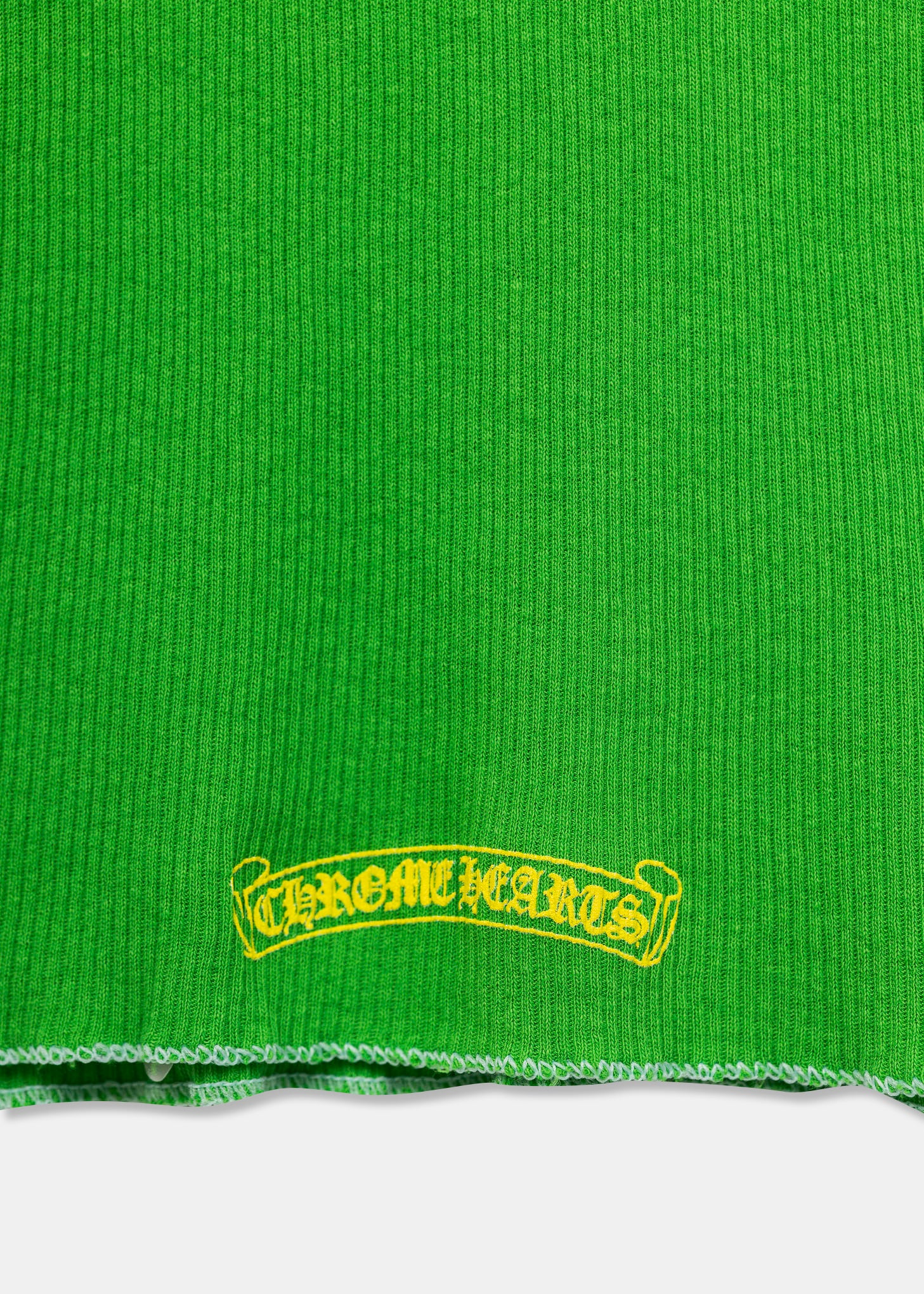 Green Chrome Hearts Logo Tank Top - Image 6