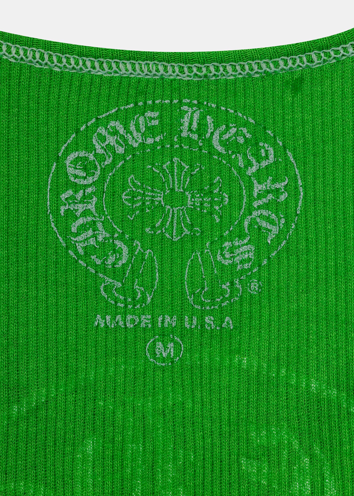 Green Chrome Hearts Logo Tank Top - Image 7