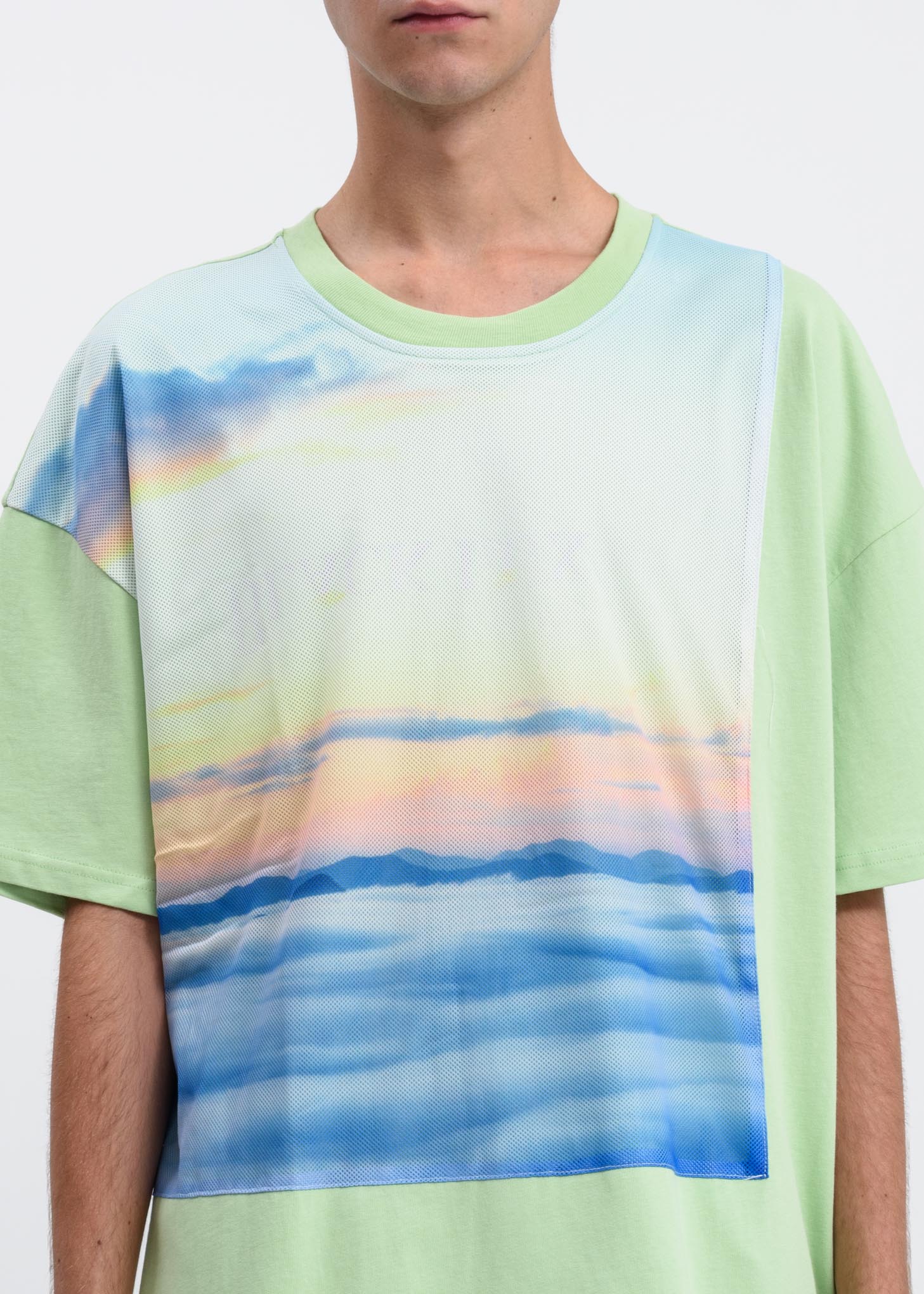 Green Clouds T-Shirt - Image 3