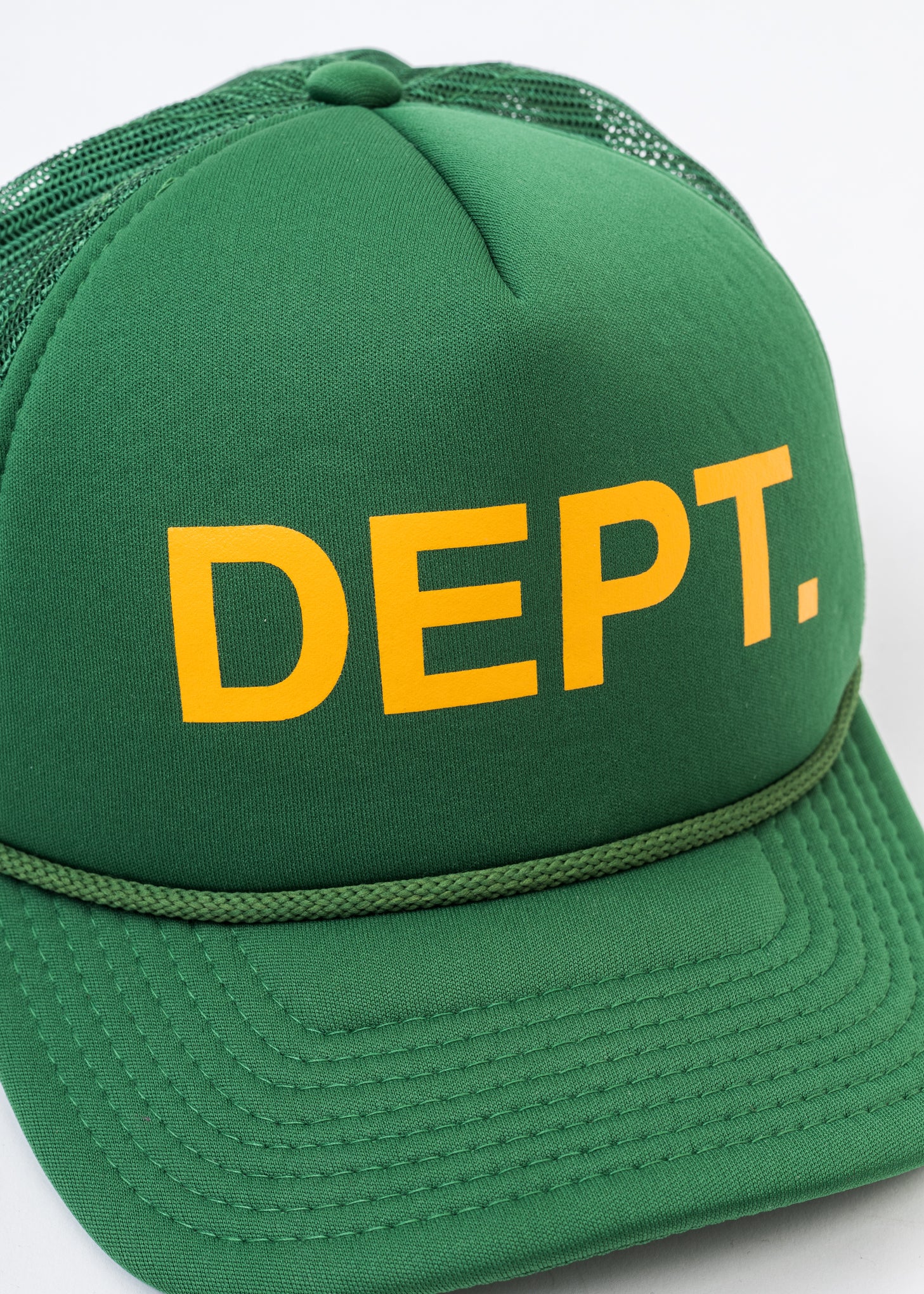 GREEN DEPT. LOGO PAINTED Trucker Cap - Image 2